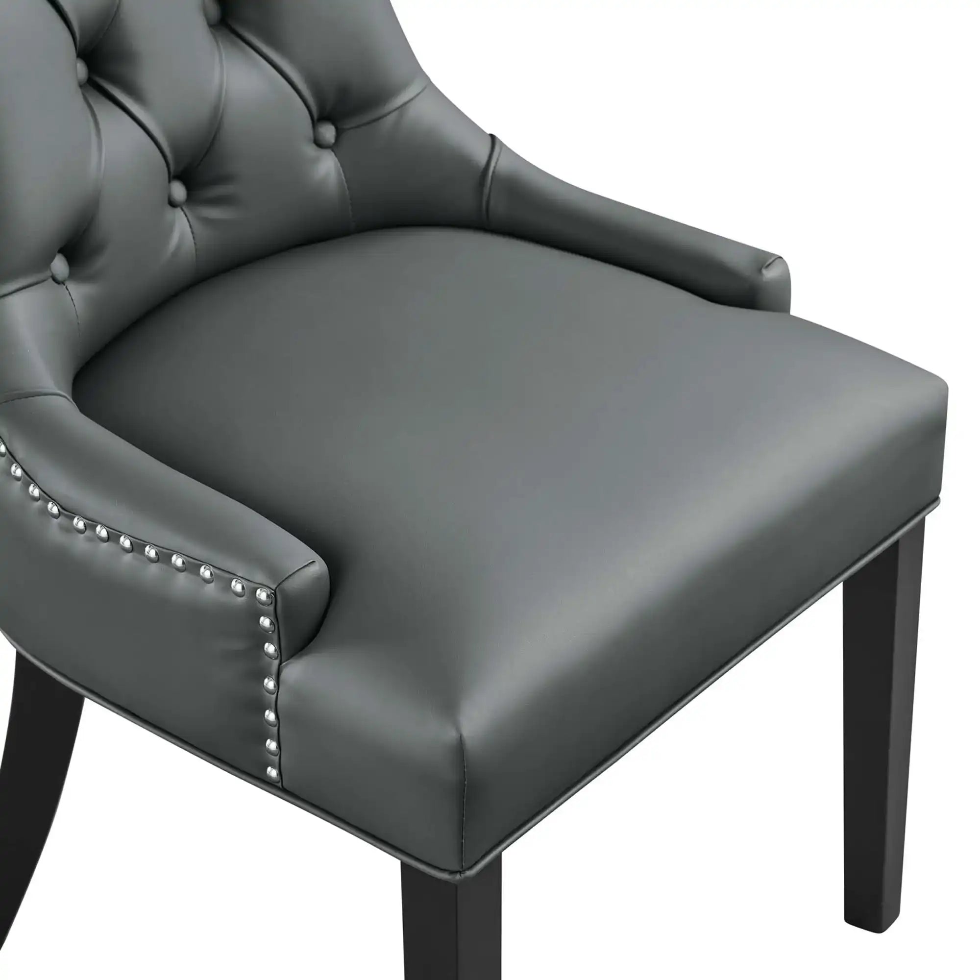 Regent Tufted Vegan Leather Dining Chair by Modway - Best Buy Furniture