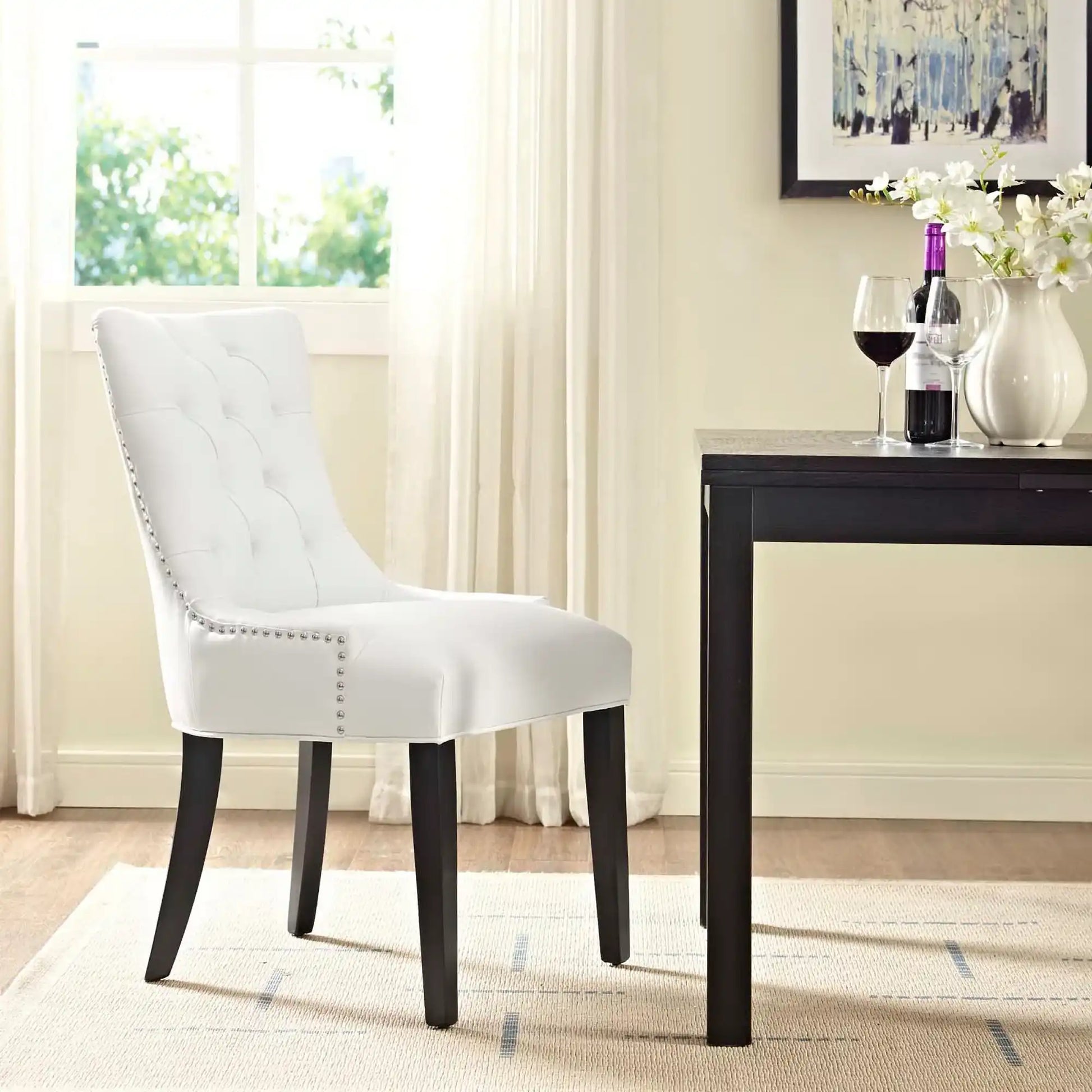 Regent Tufted Vegan Leather Dining Chair by Modway - Best Buy Furniture