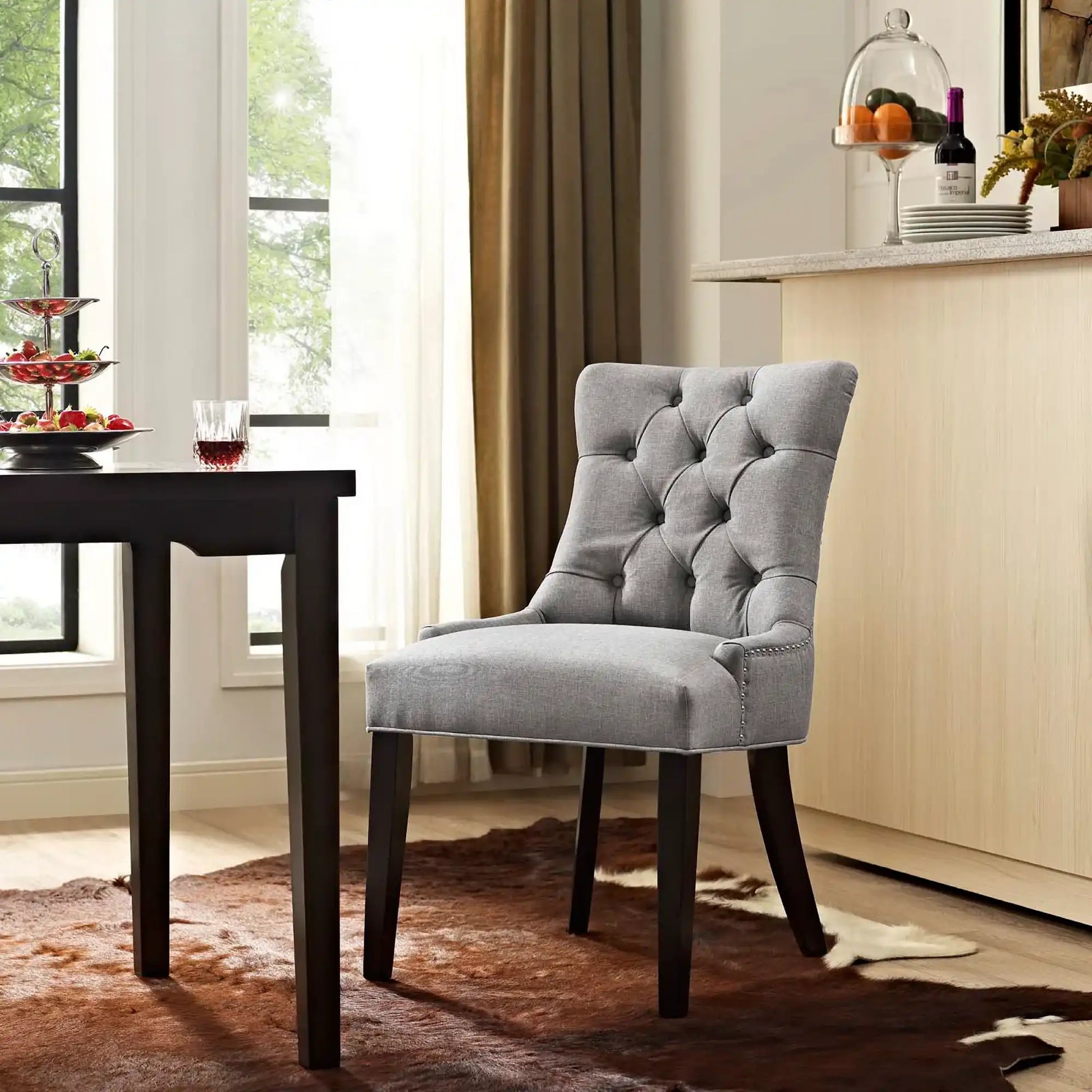 Regent Tufted Fabric Dining Chair by Modway - Best Buy Furniture