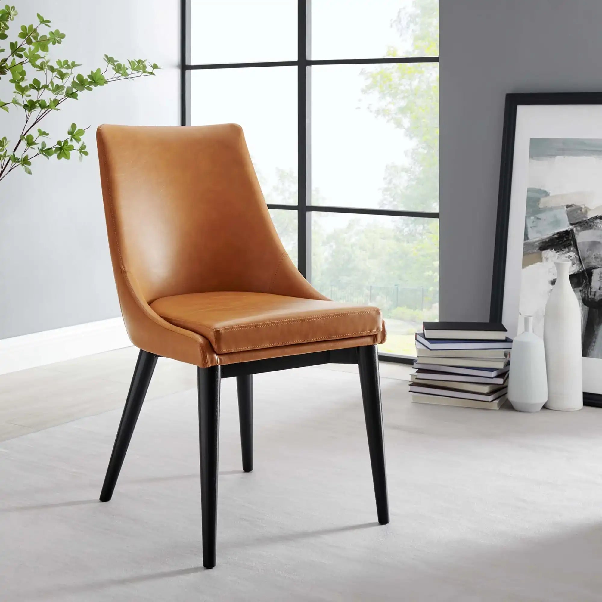 Viscount Vegan Leather Dining Chair by Modway - Best Buy Furniture