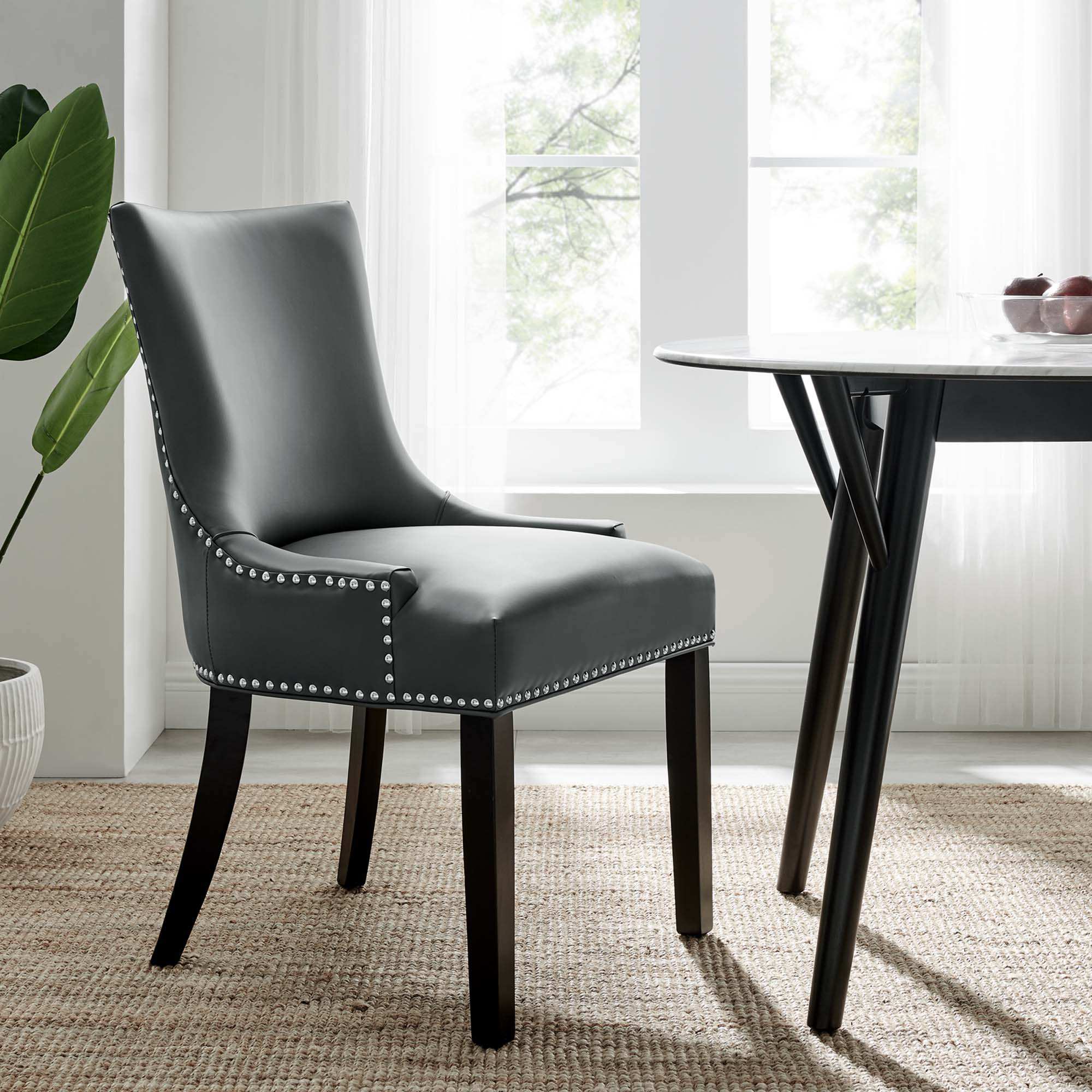Marquis Vegan Leather Dining Chair by Modway - Best Buy Furniture