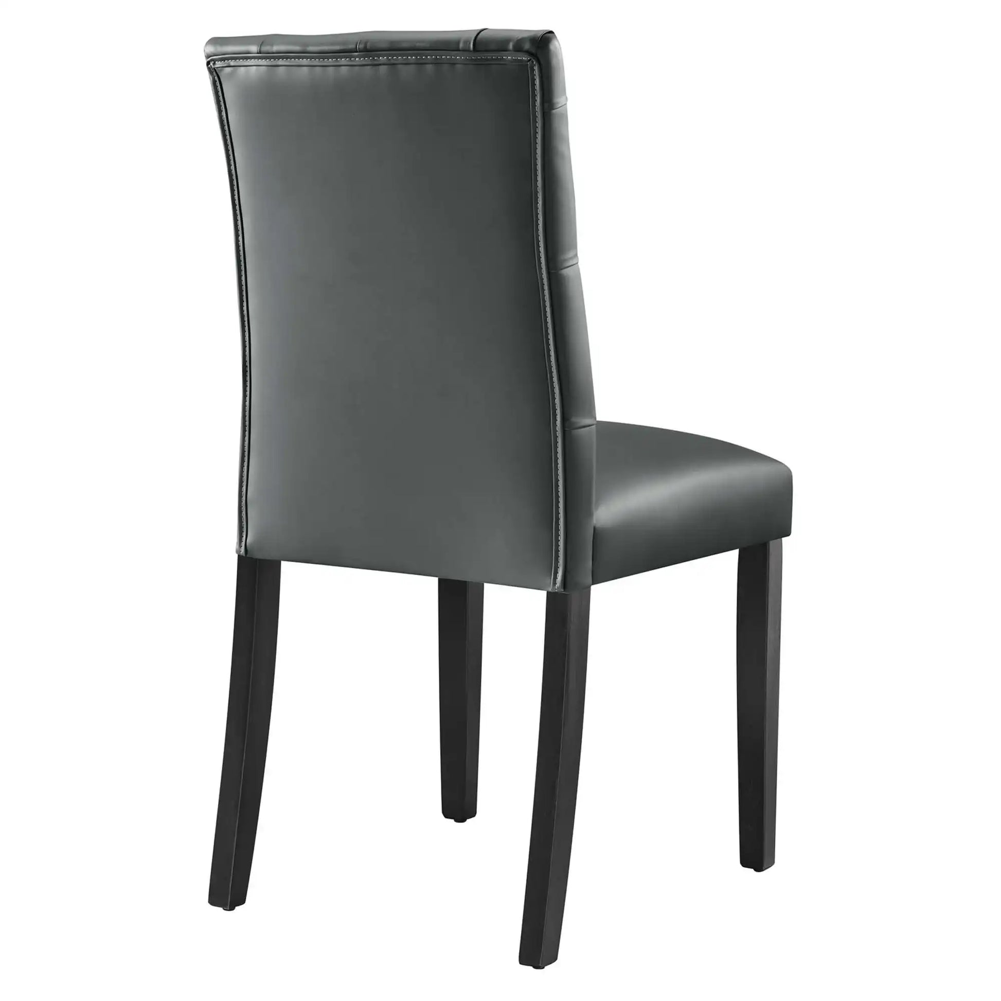 Duchess Button Tufted Vegan Leather Dining Chair by Modway - Best Buy Furniture