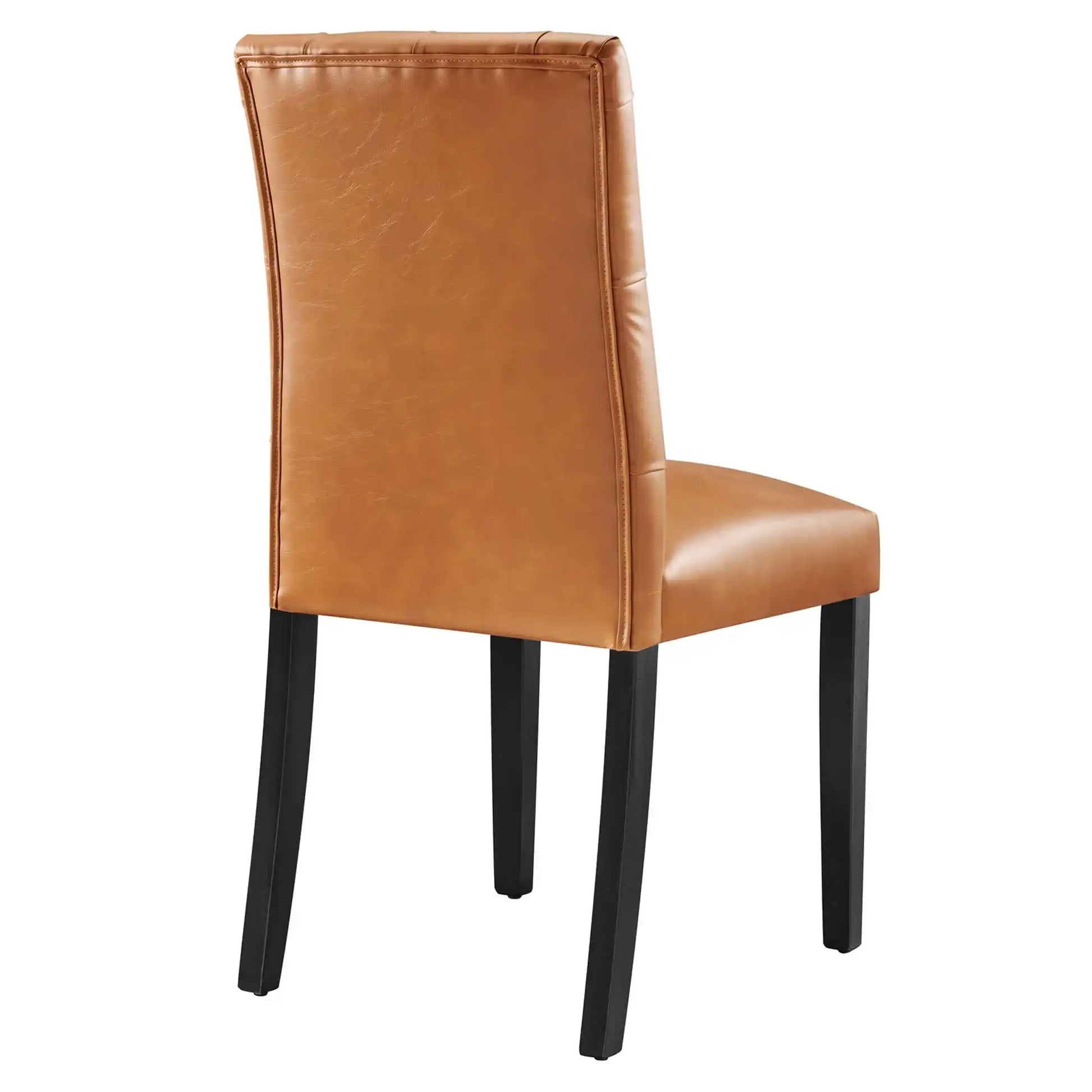 Duchess Button Tufted Vegan Leather Dining Chair by Modway - Best Buy Furniture