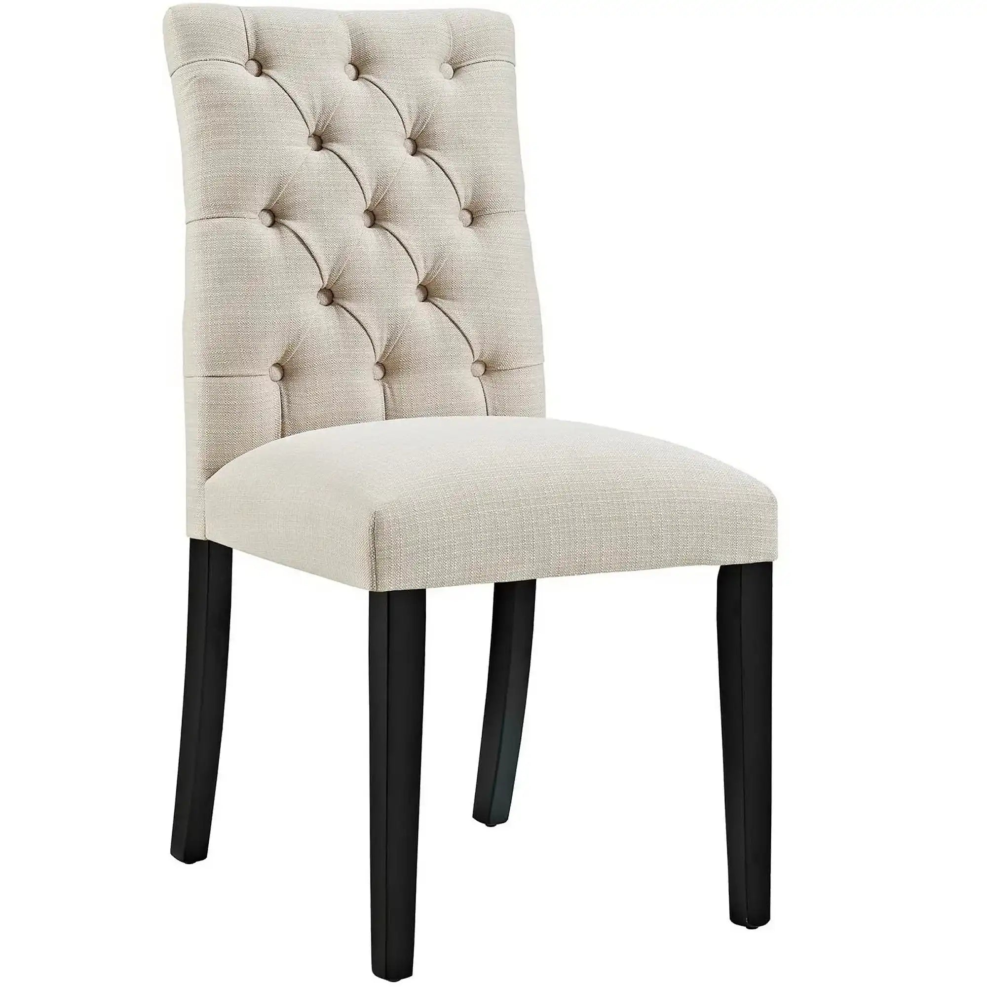 Duchess Button Tufted Fabric Dining Chair by Modway - Best Buy Furniture