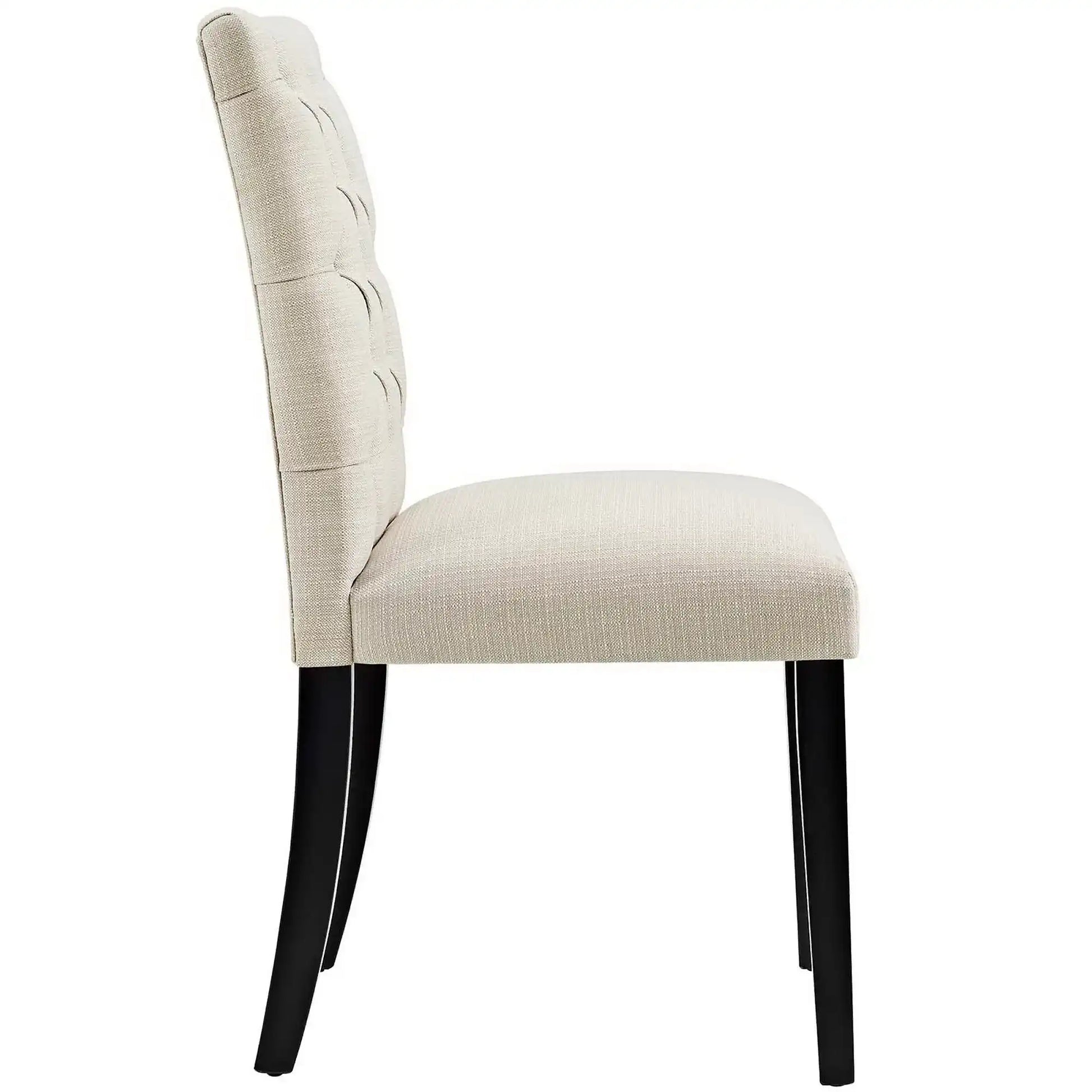 Duchess Button Tufted Fabric Dining Chair by Modway - Best Buy Furniture