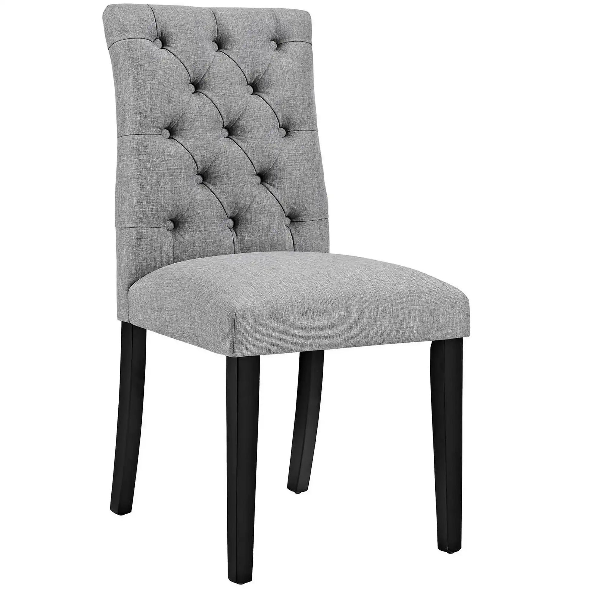 Duchess Button Tufted Fabric Dining Chair by Modway - Best Buy Furniture