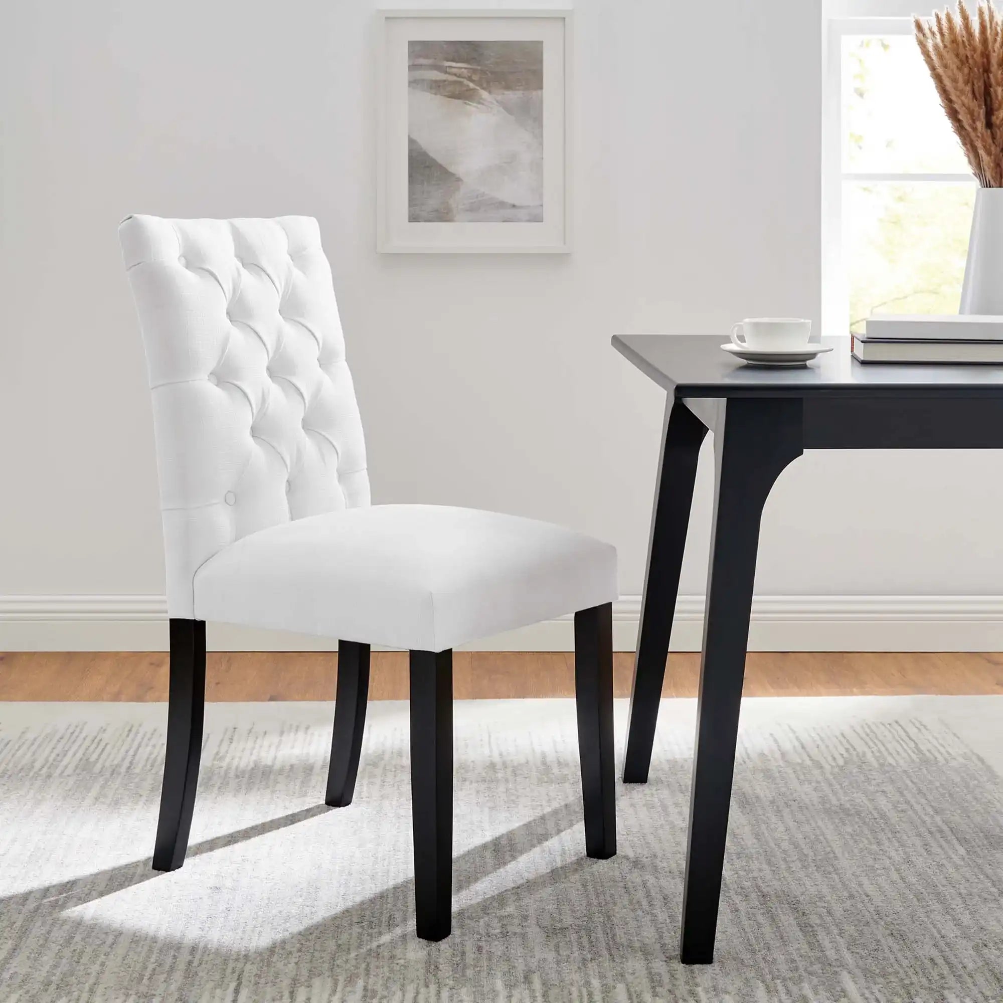 Duchess Button Tufted Fabric Dining Chair by Modway - Best Buy Furniture