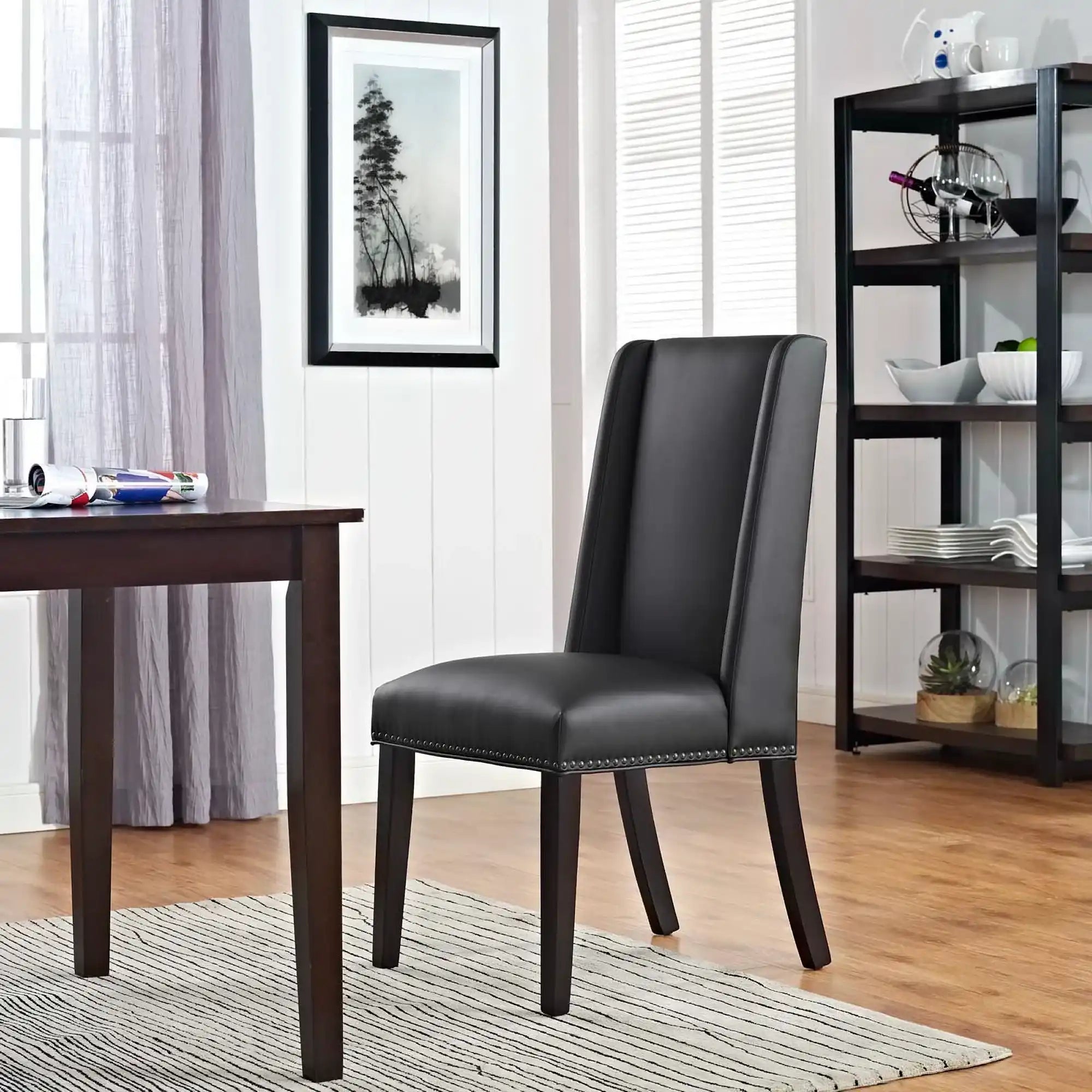 Baron Vegan Leather Dining Chair by Modway - Best Buy Furniture