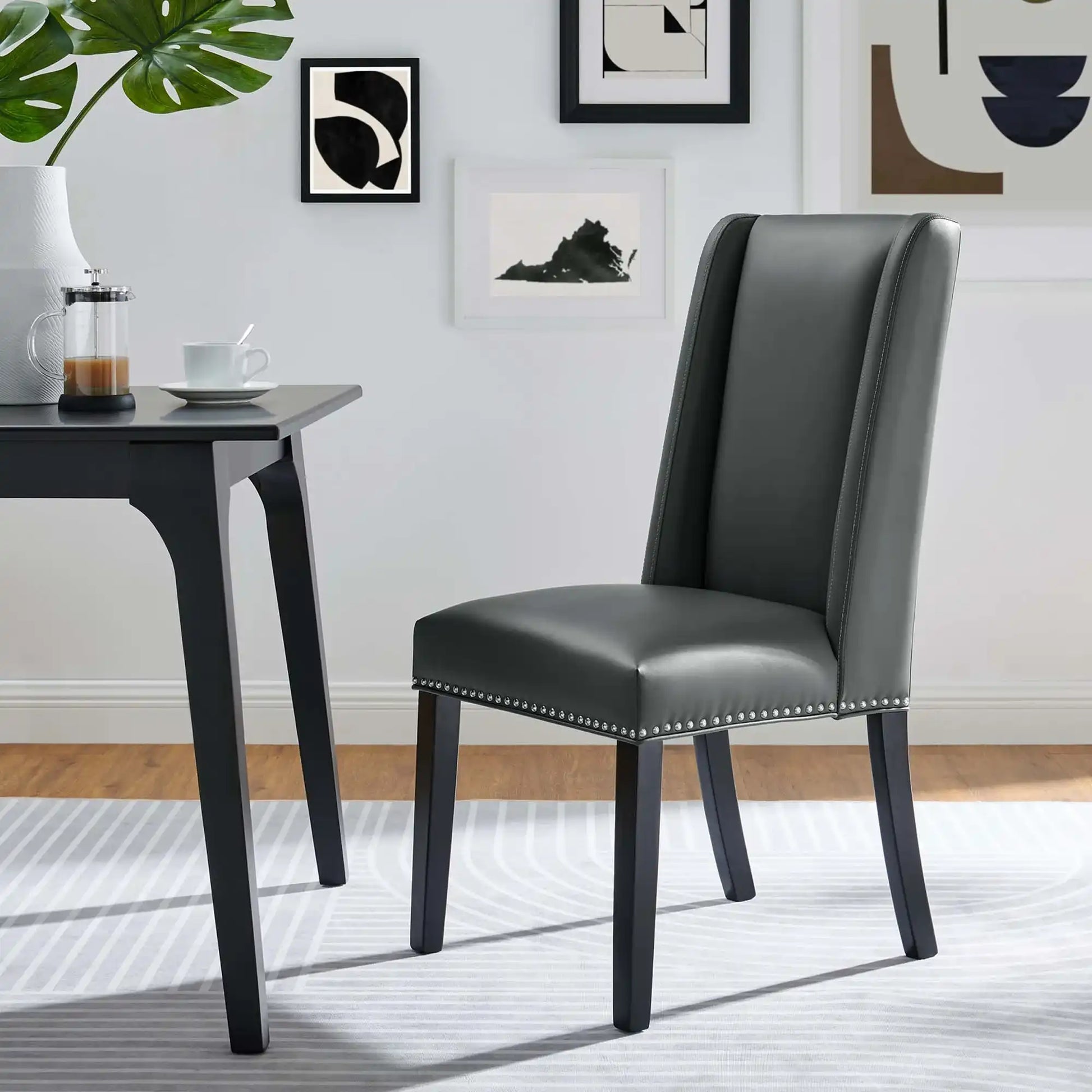 Baron Vegan Leather Dining Chair by Modway - Best Buy Furniture