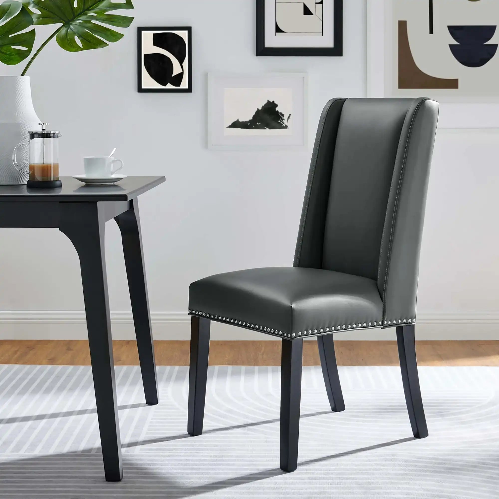 Baron Vegan Leather Dining Chair by Modway - Best Buy Furniture