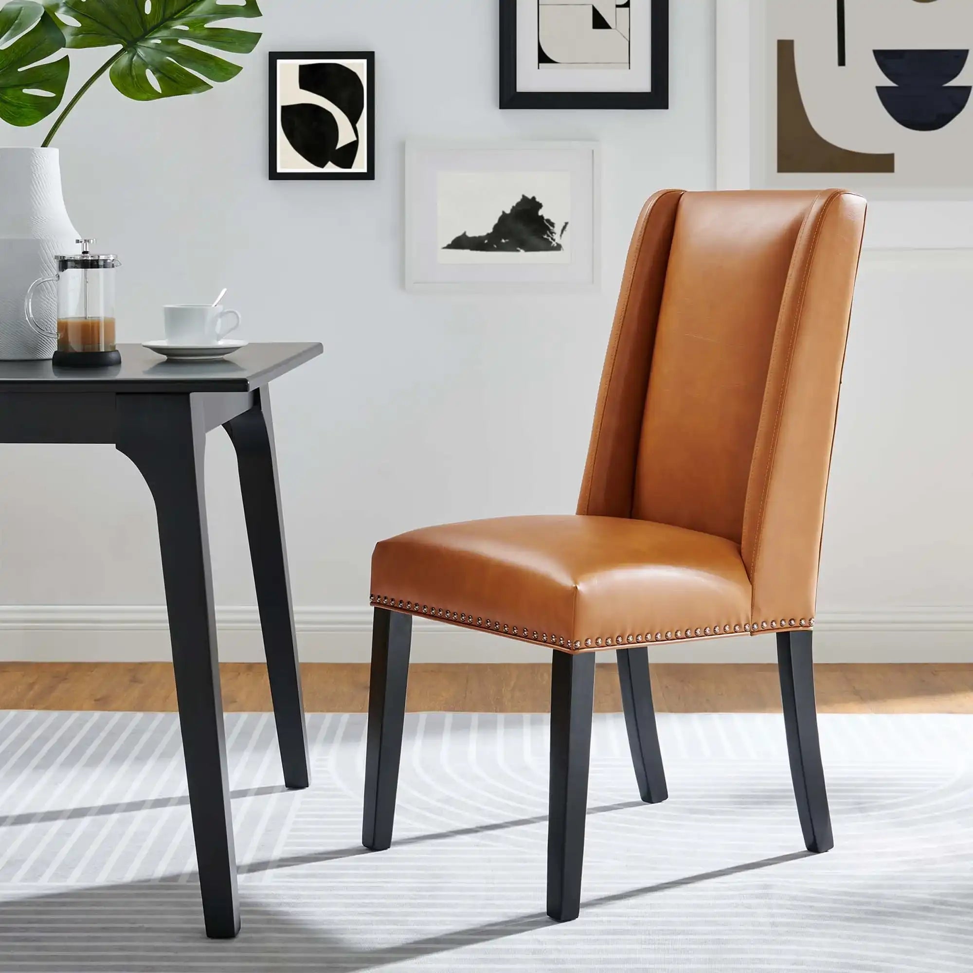 Baron Vegan Leather Dining Chair by Modway - Best Buy Furniture