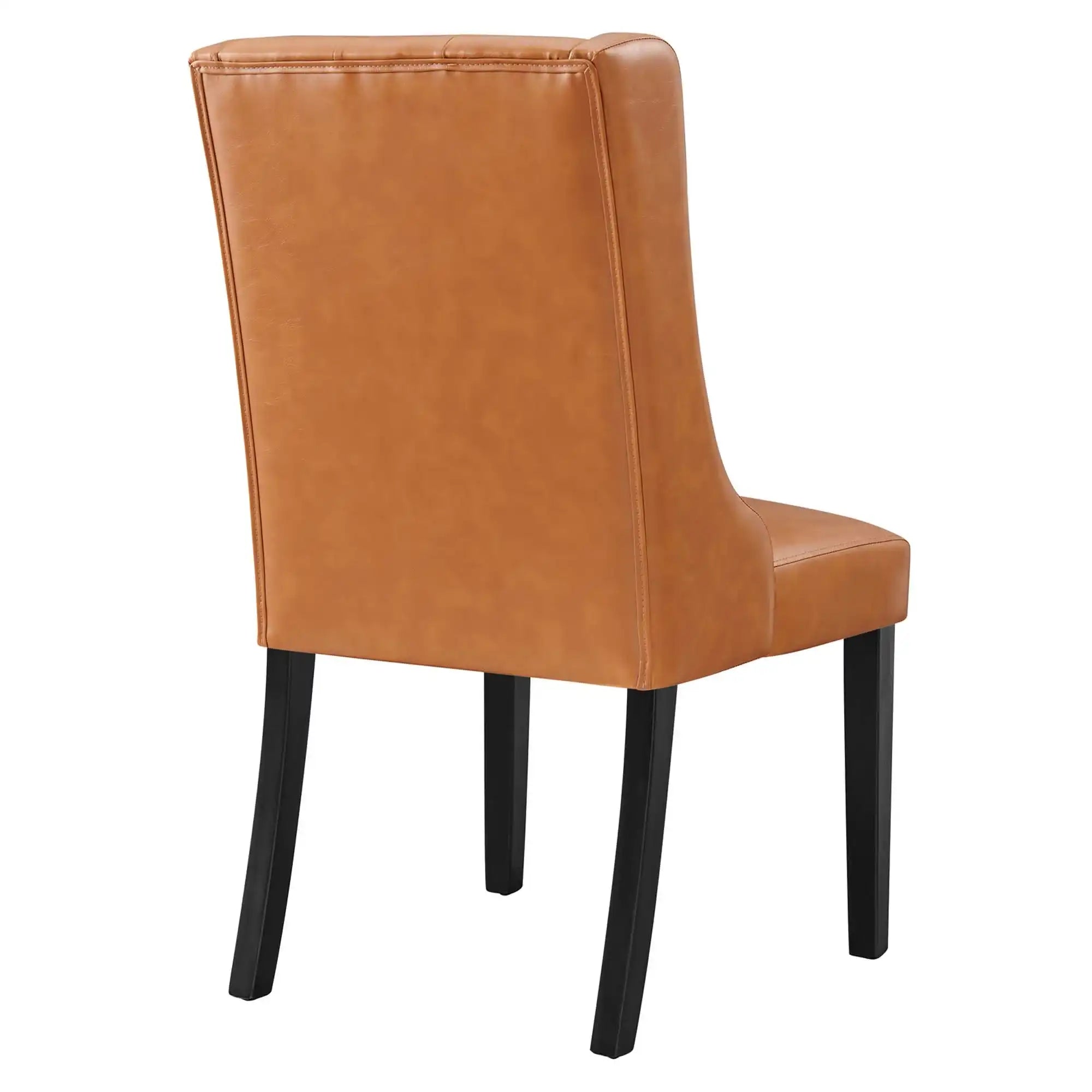 Baronet Button Tufted Vegan Leather Dining Chair by Modway - Best Buy Furniture