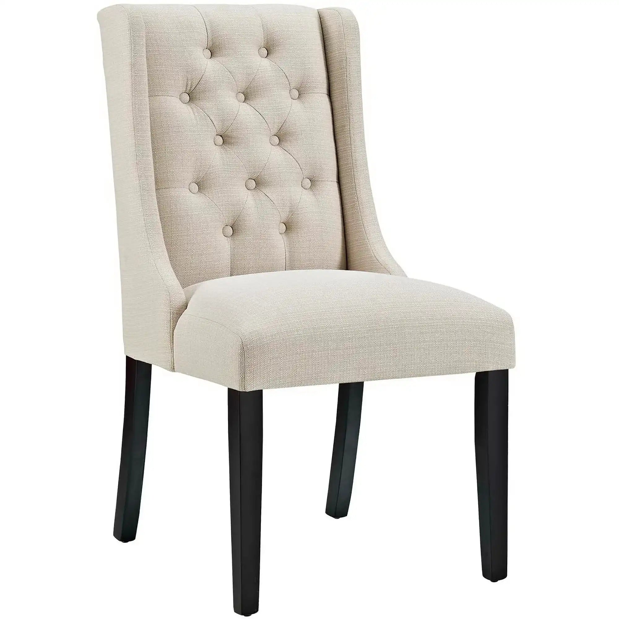 Baronet Button Tufted Fabric Dining Chair by Modway - Best Buy Furniture