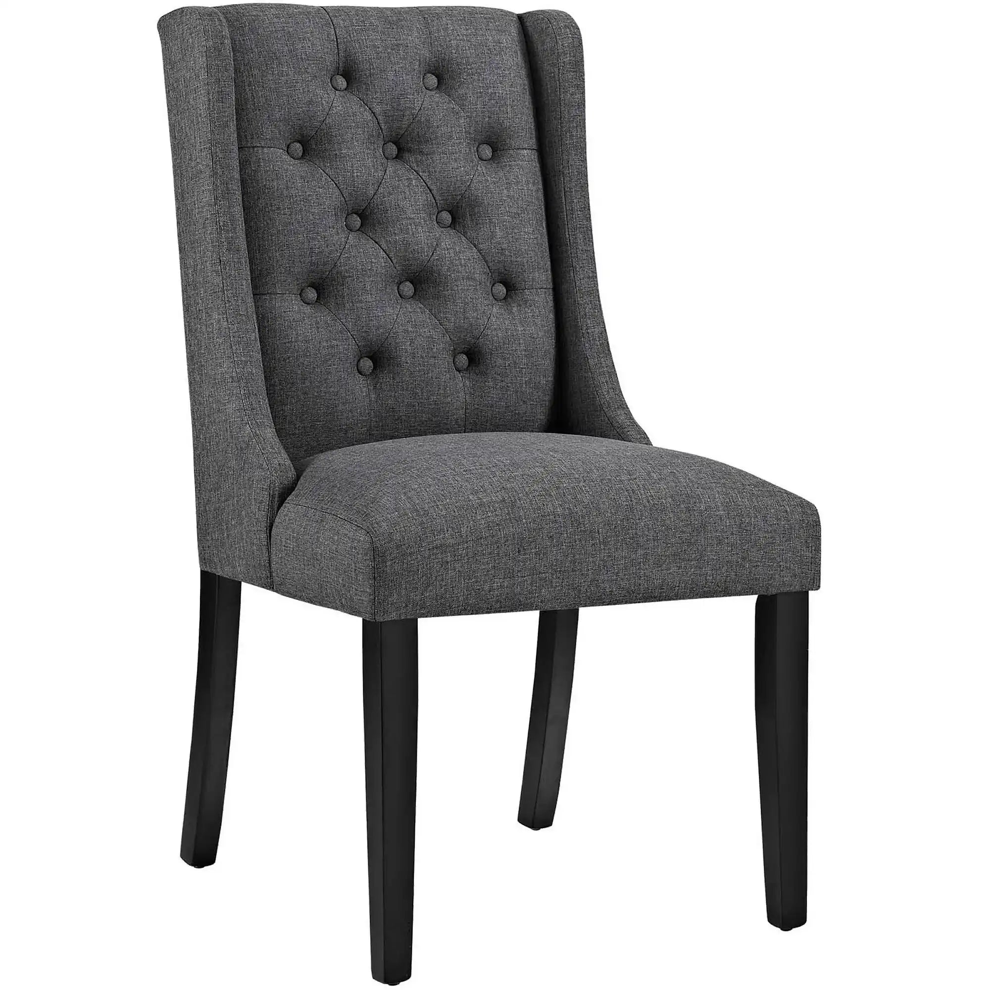 Baronet Button Tufted Fabric Dining Chair by Modway - Best Buy Furniture