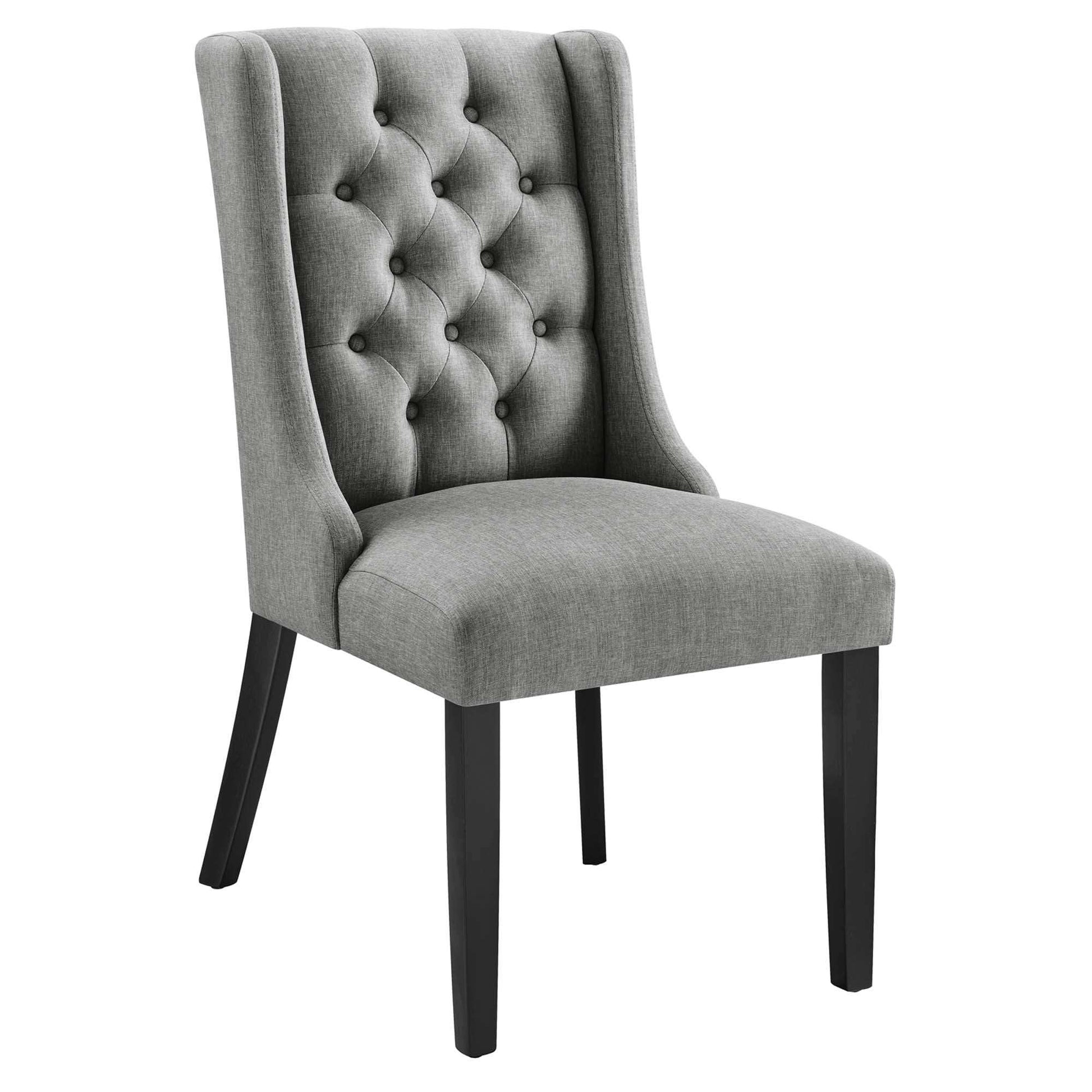 Baronet Button Tufted Fabric Dining Chair by Modway - Best Buy Furniture