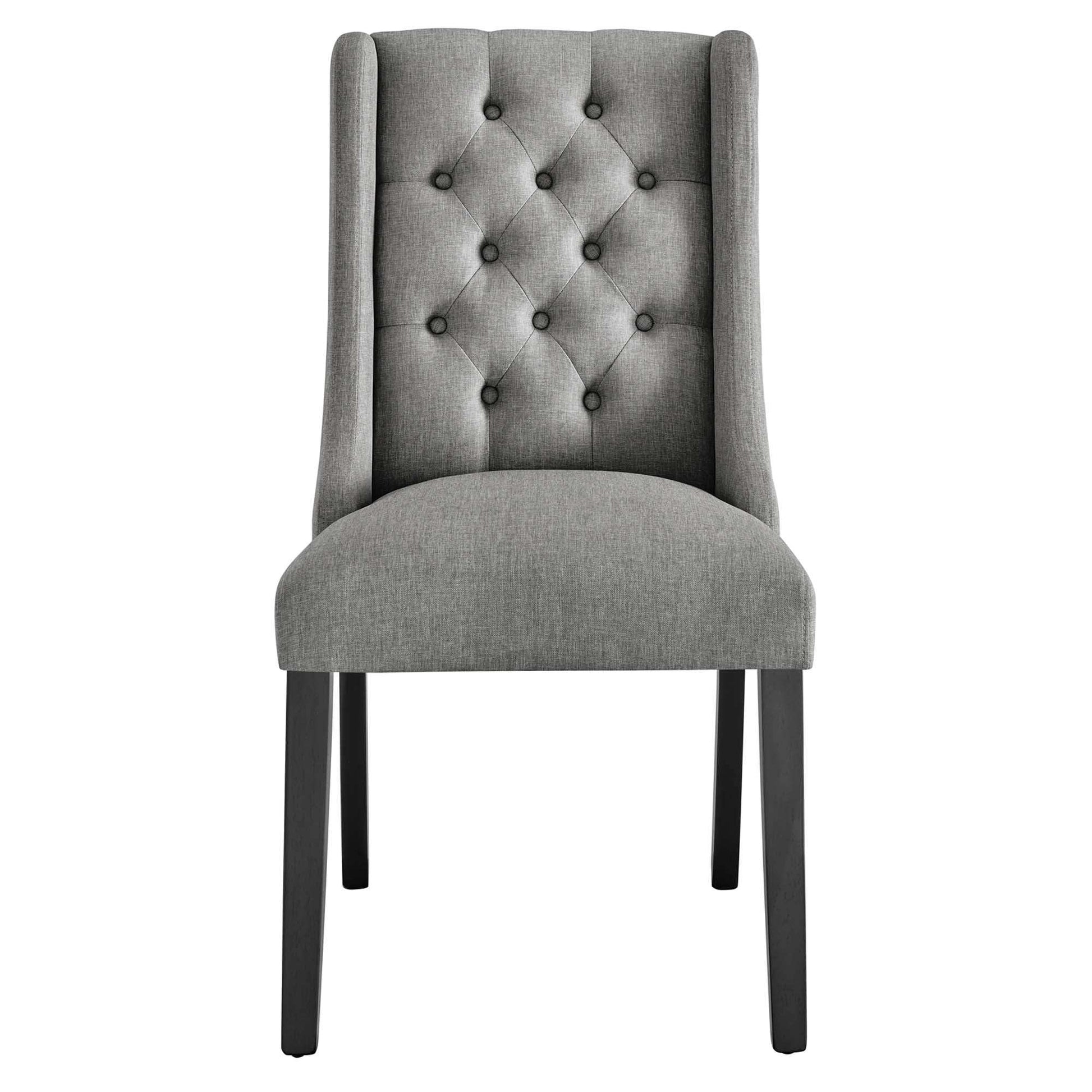 Baronet Button Tufted Fabric Dining Chair by Modway - Best Buy Furniture