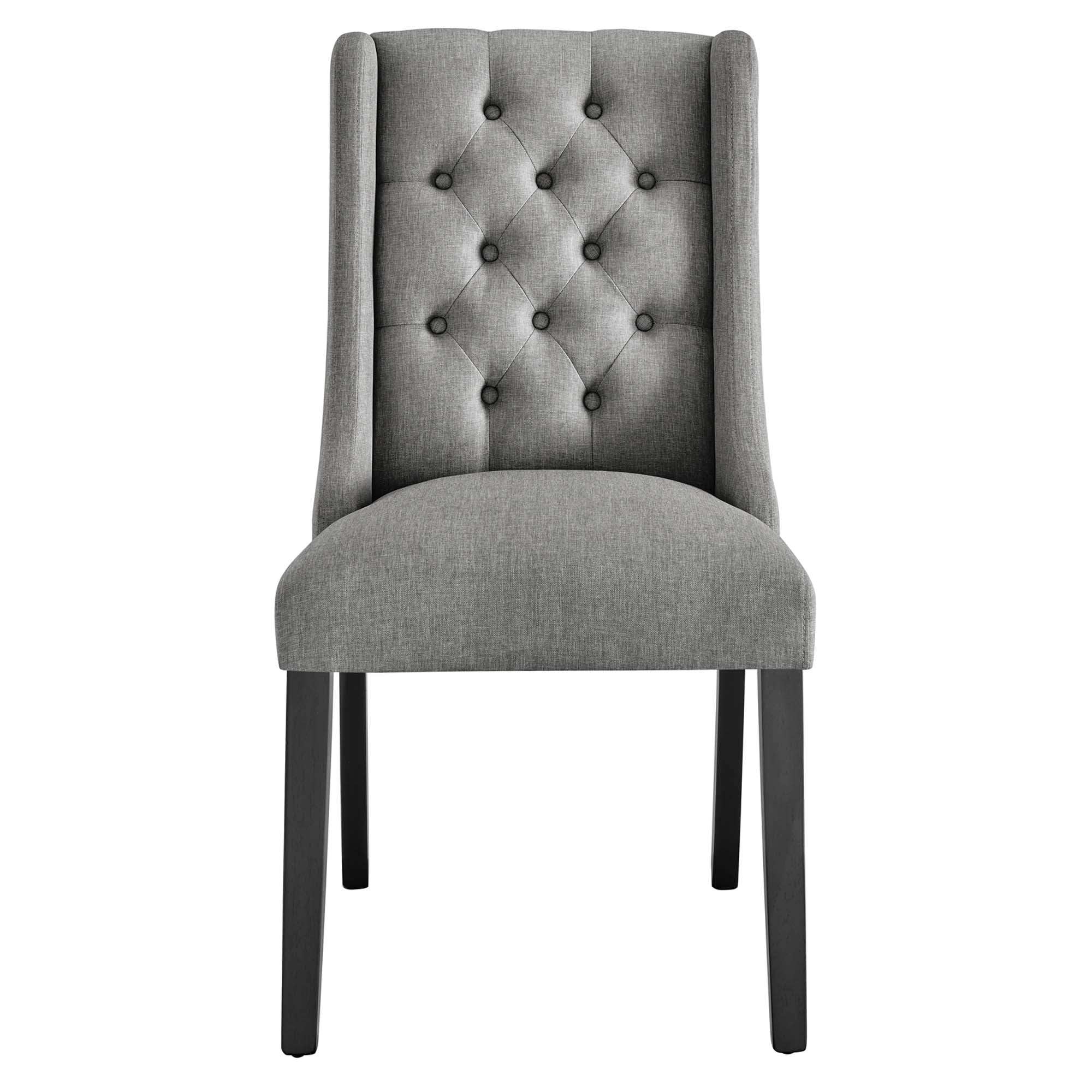 Baronet Button Tufted Fabric Dining Chair by Modway - Best Buy Furniture