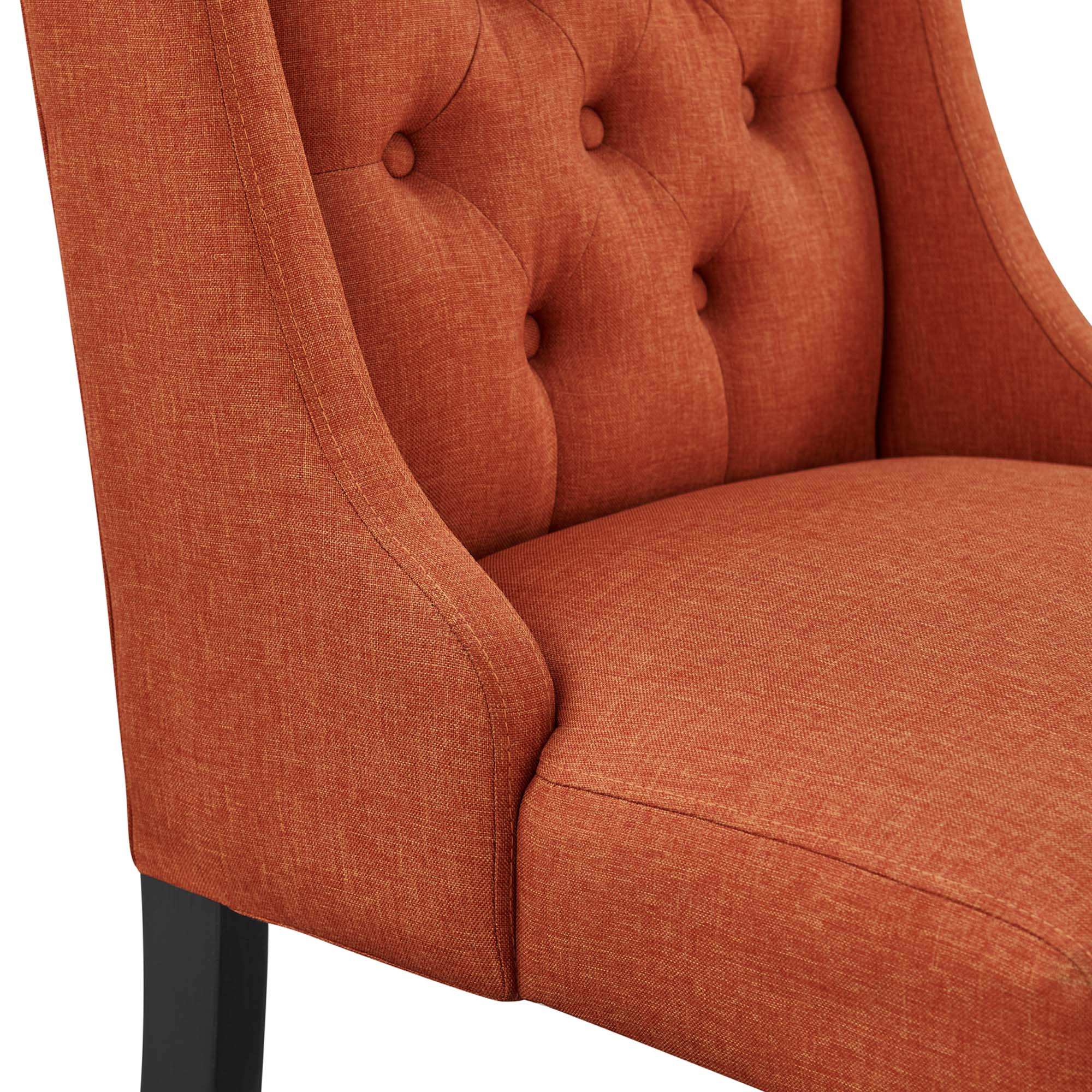 Baronet Button Tufted Fabric Dining Chair by Modway - Best Buy Furniture