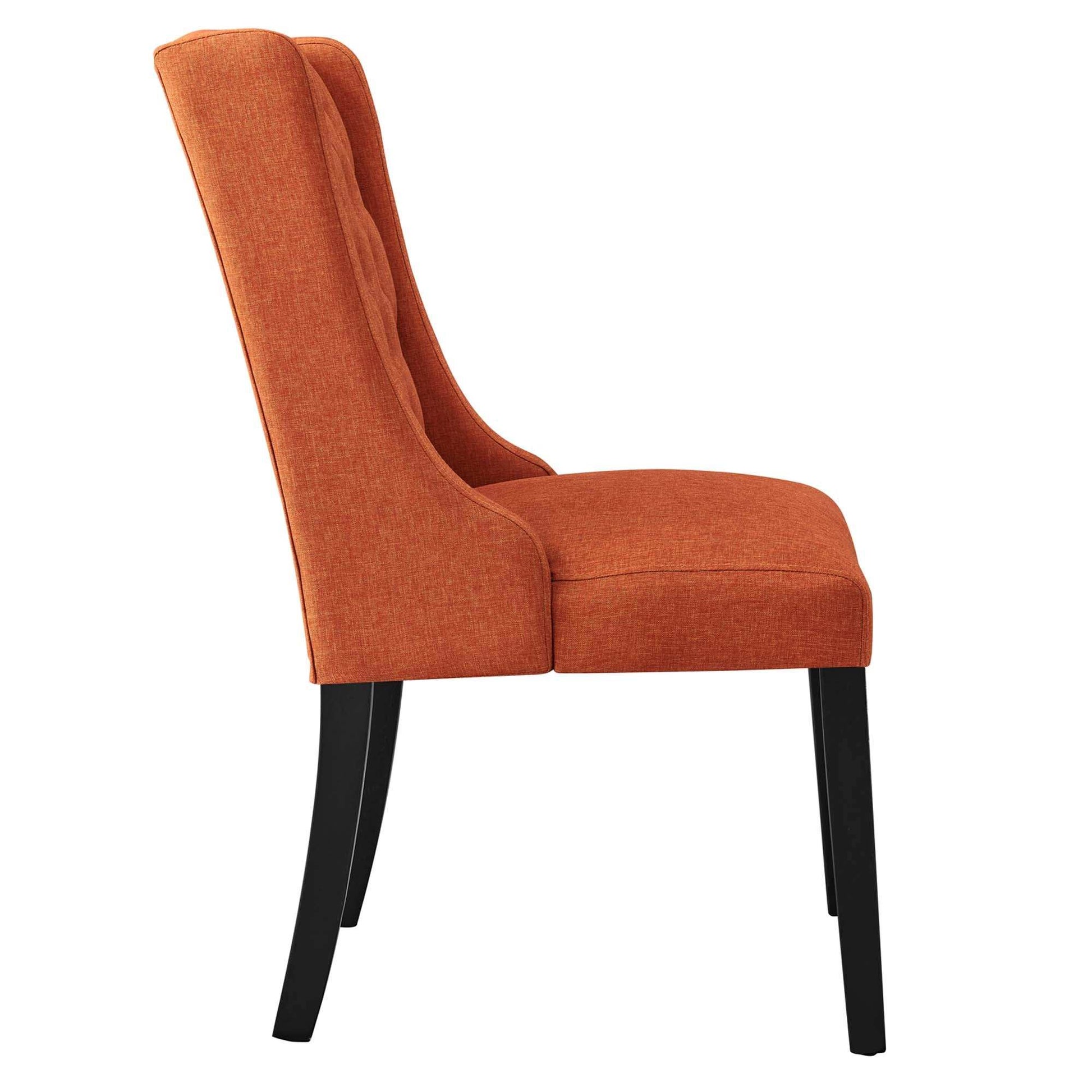 Baronet Button Tufted Fabric Dining Chair by Modway - Best Buy Furniture