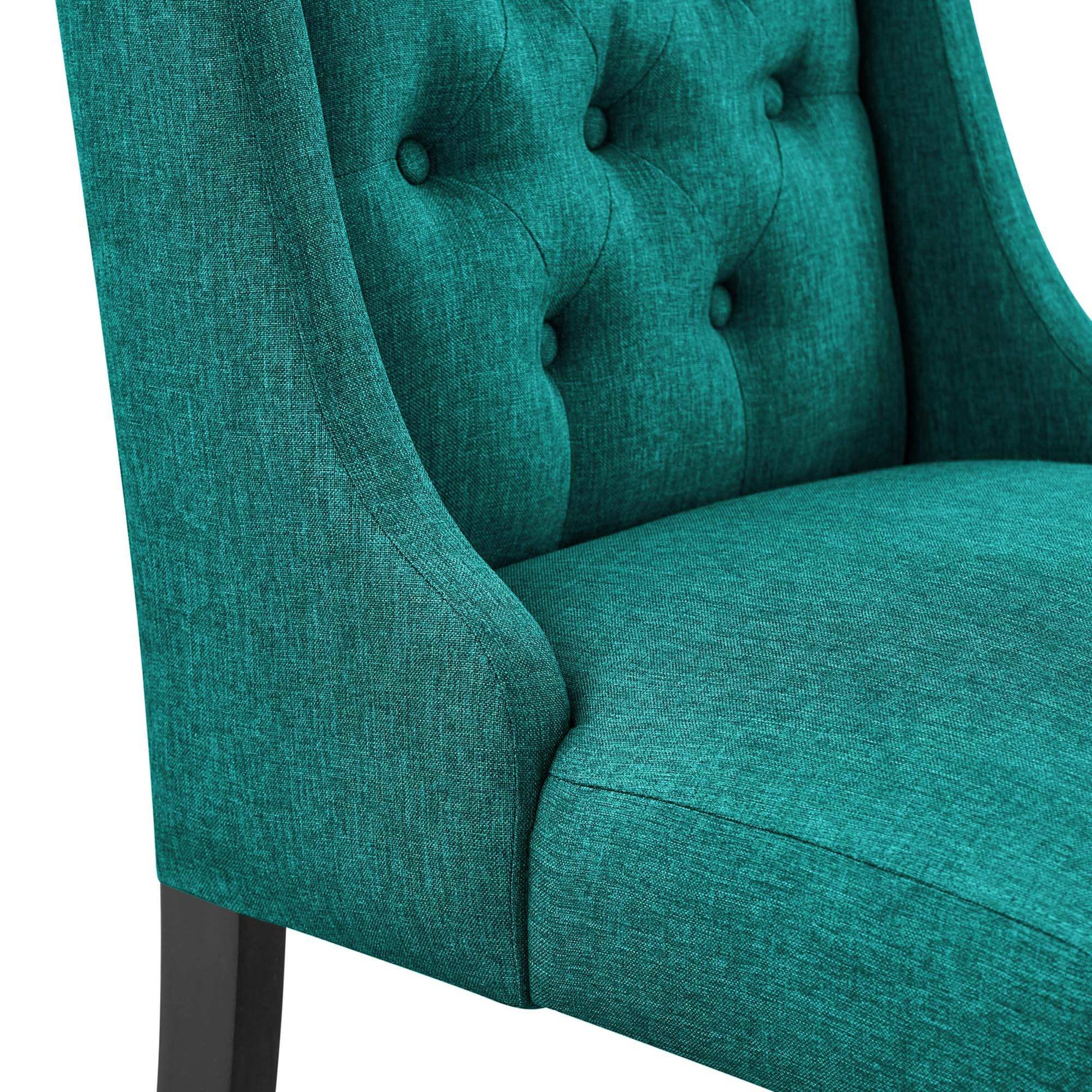Baronet Button Tufted Fabric Dining Chair by Modway - Best Buy Furniture