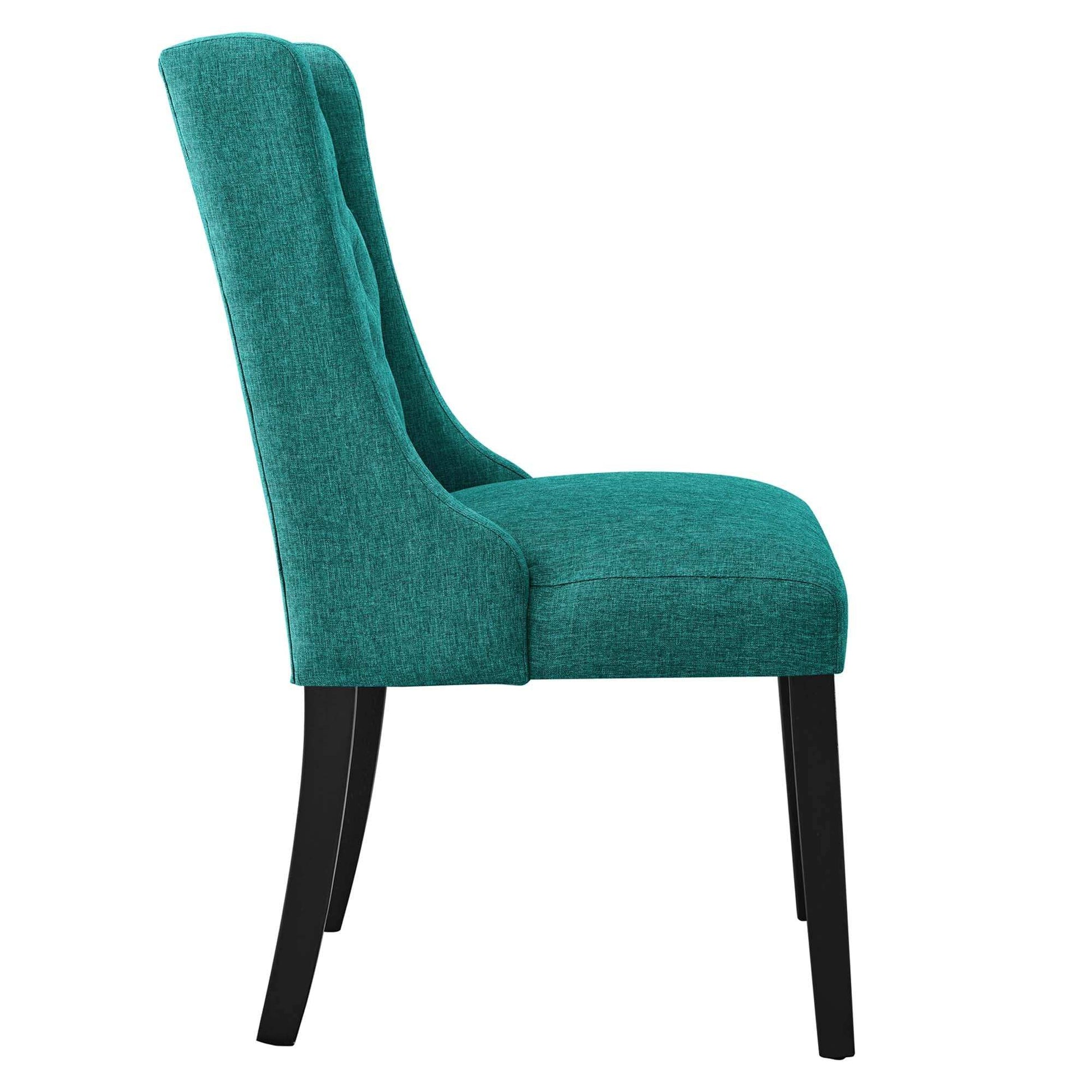 Baronet Button Tufted Fabric Dining Chair by Modway - Best Buy Furniture