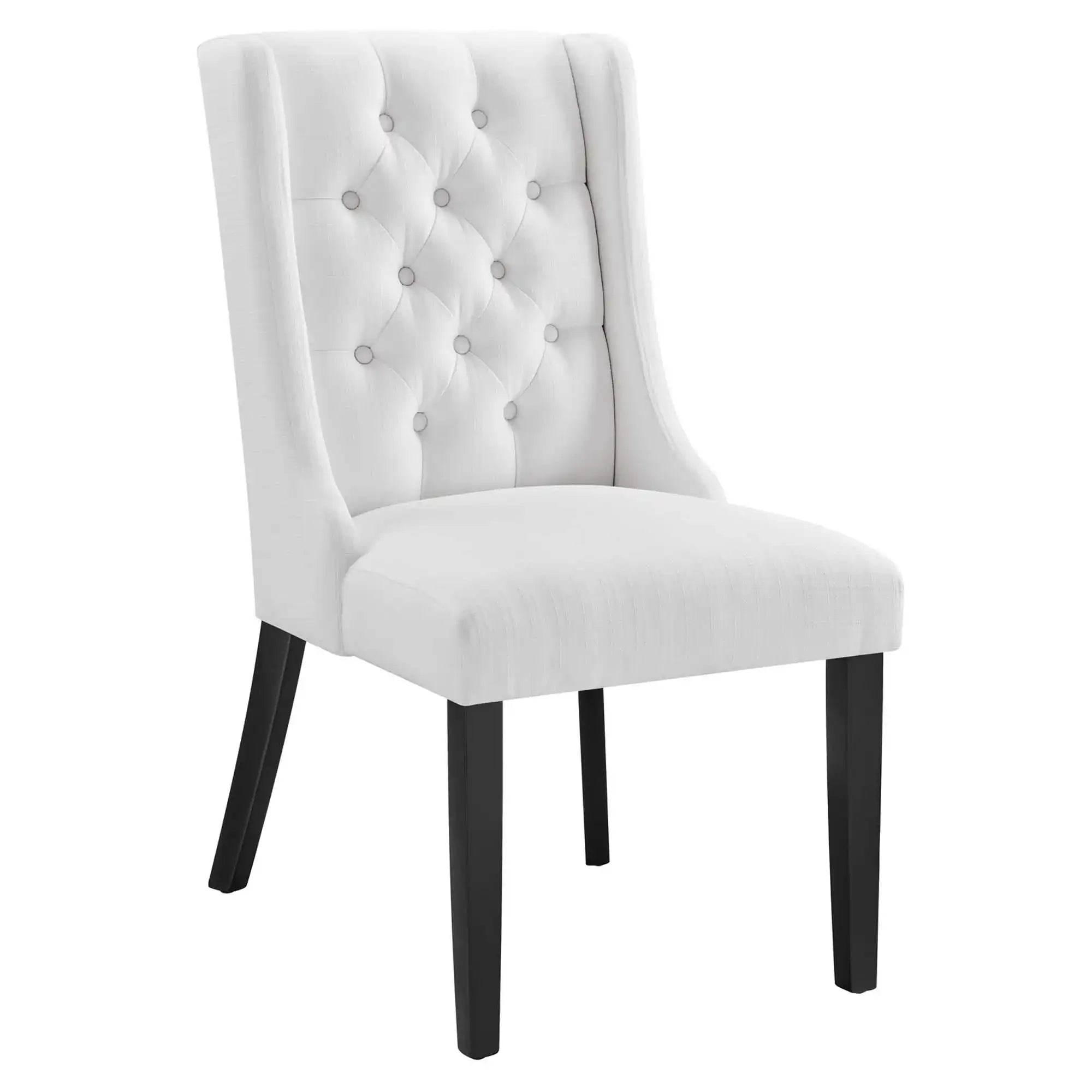 Baronet Button Tufted Fabric Dining Chair by Modway - Best Buy Furniture