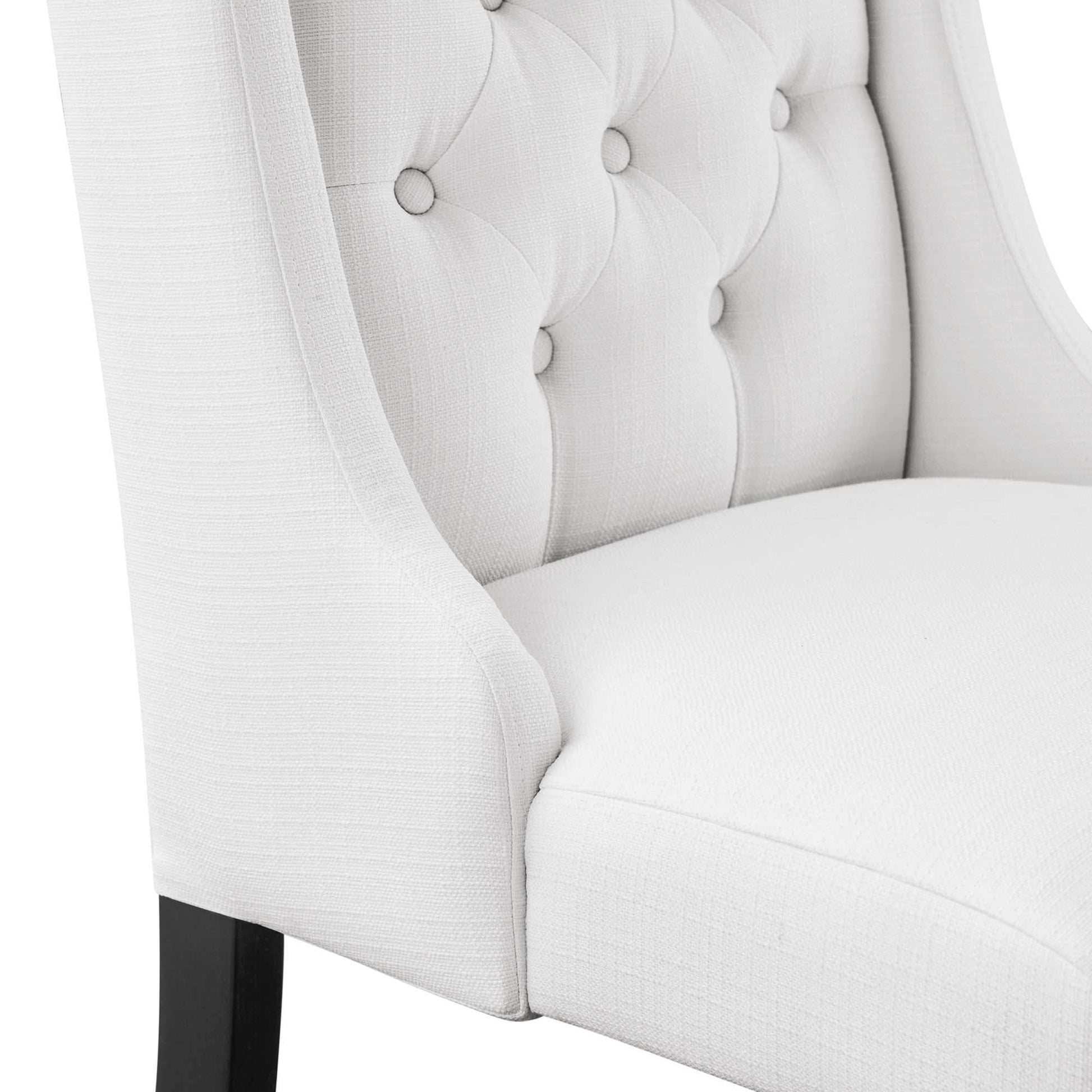 Baronet Button Tufted Fabric Dining Chair by Modway - Best Buy Furniture