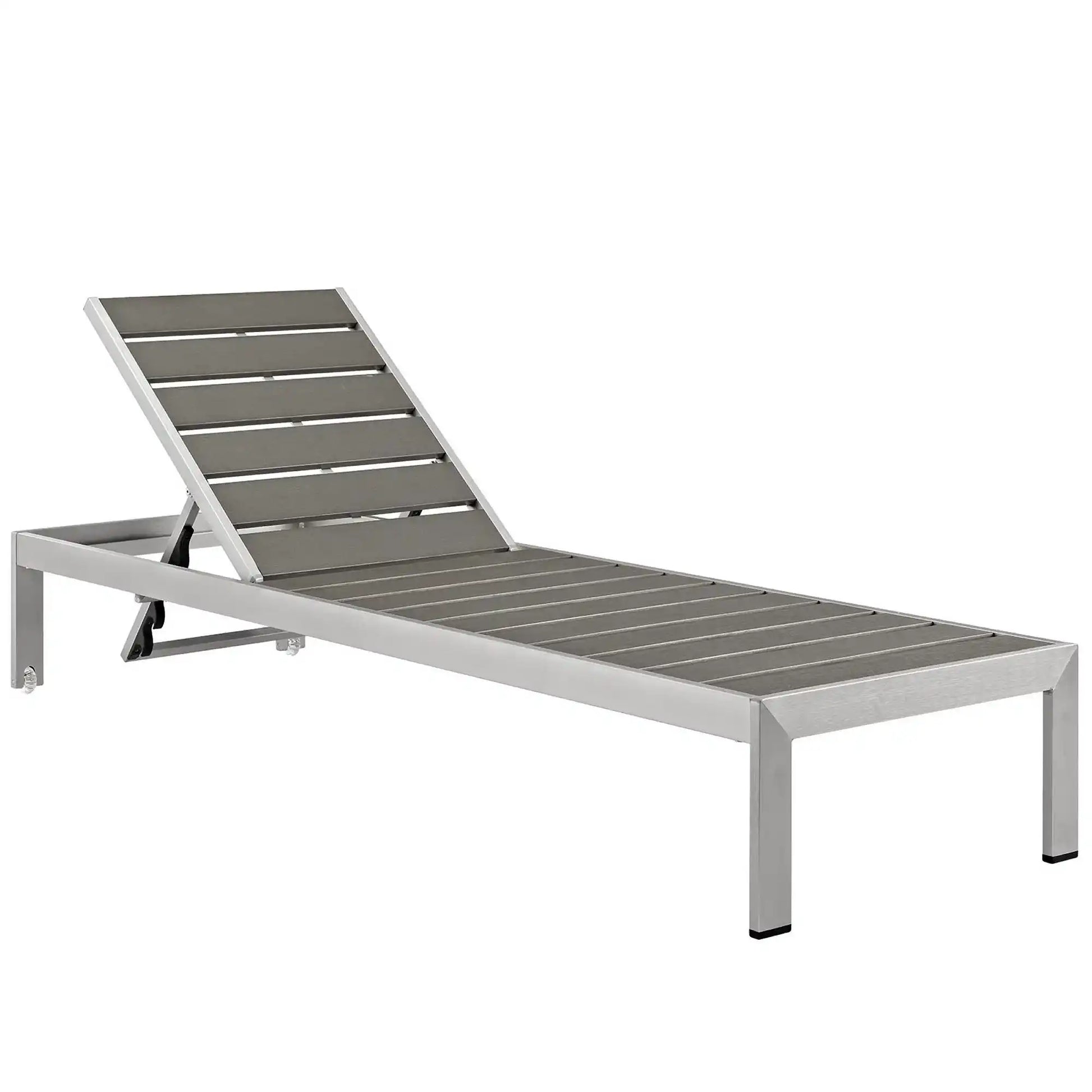 Shore Outdoor Patio Aluminum Chaise by Modway - Best Buy Furniture