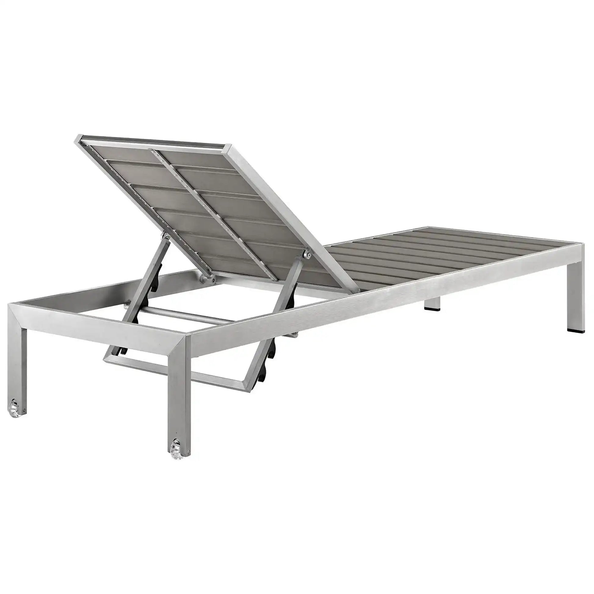 Shore Outdoor Patio Aluminum Chaise by Modway - Best Buy Furniture