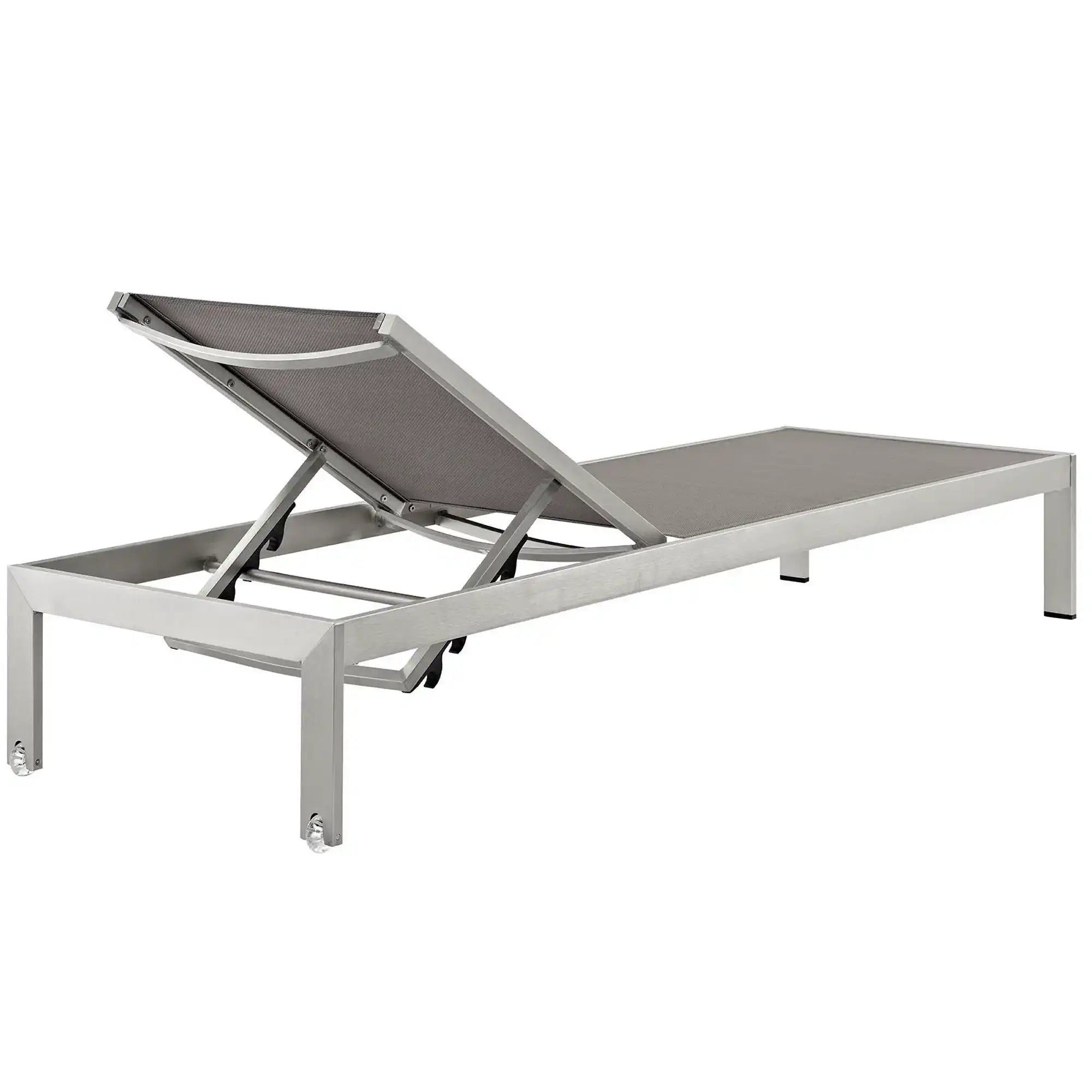 Shore Outdoor Patio Aluminum Mesh Chaise by Modway - Best Buy Furniture