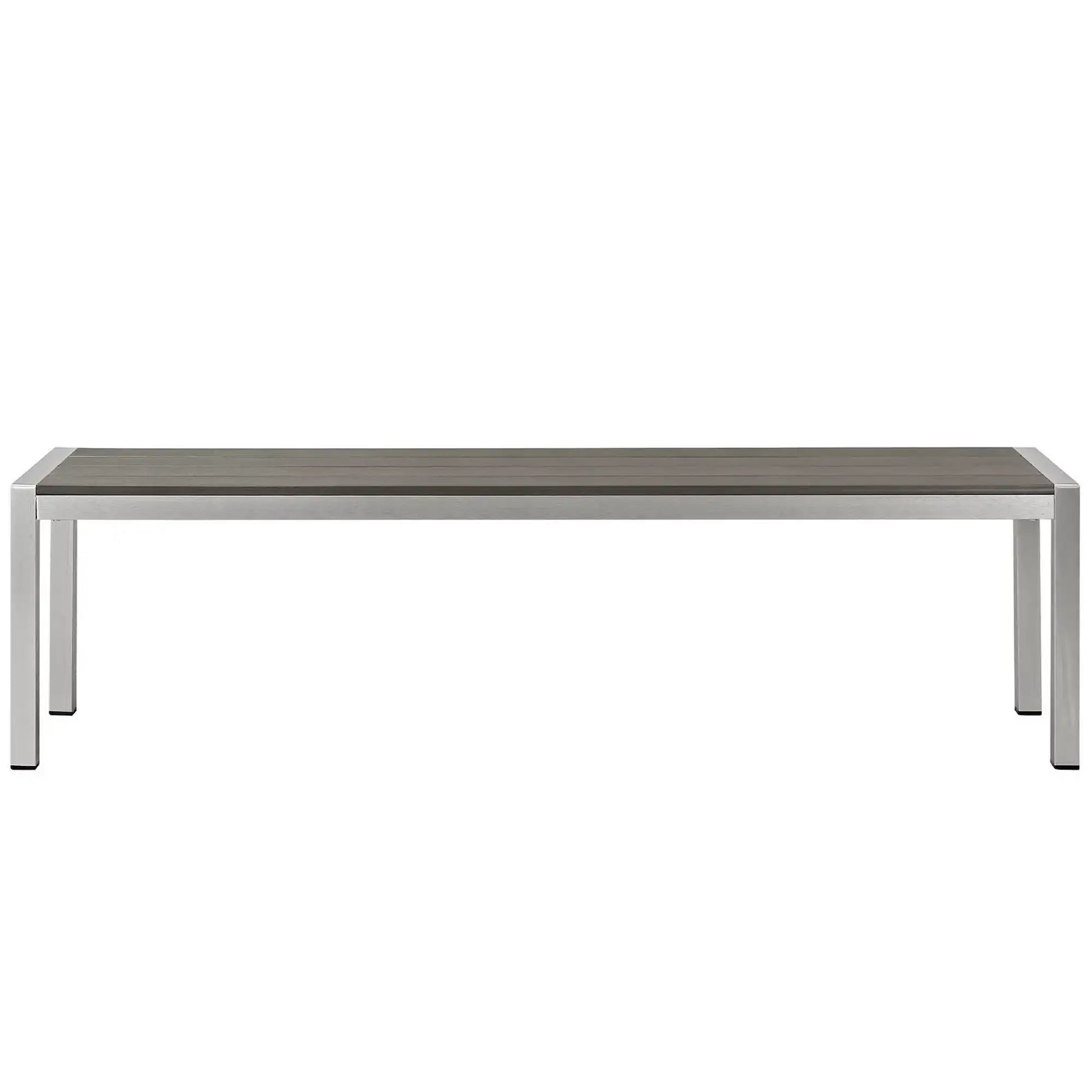 Shore Outdoor Patio Aluminum Bench by Modway - Best Buy Furniture