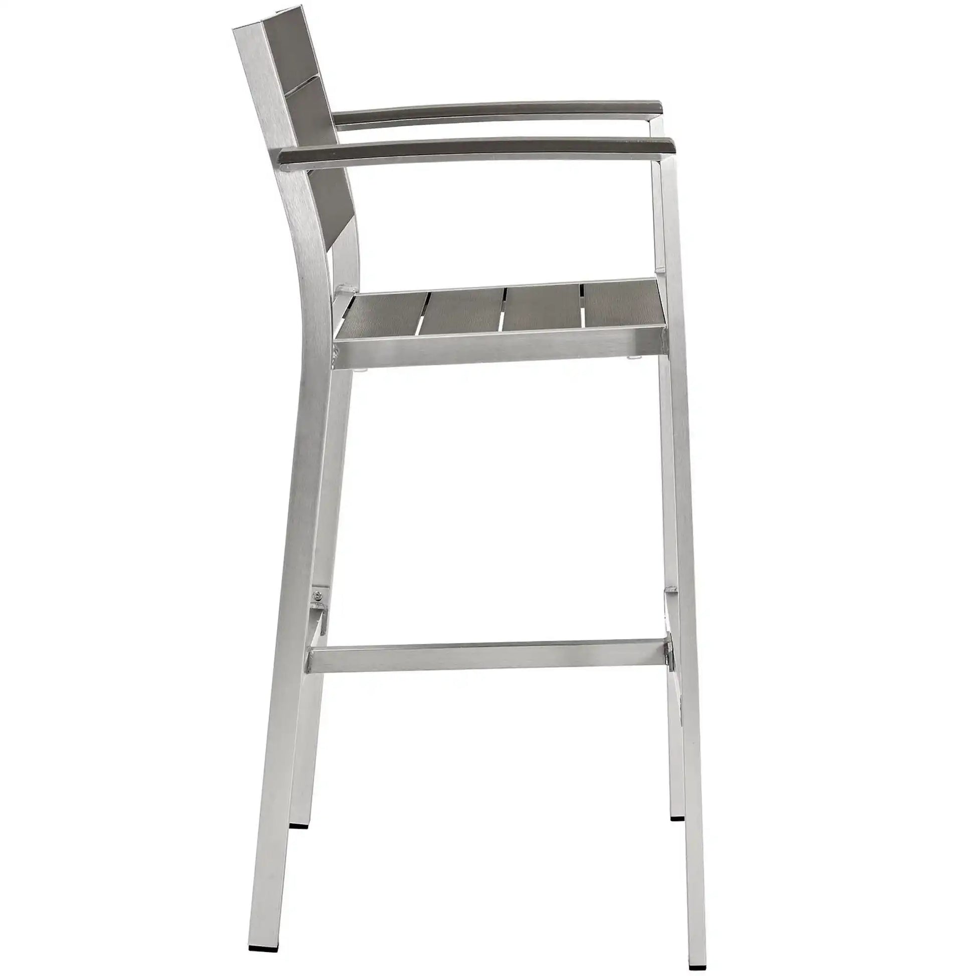 Shore Outdoor Patio Aluminum Bar Stool by Modway - Best Buy Furniture