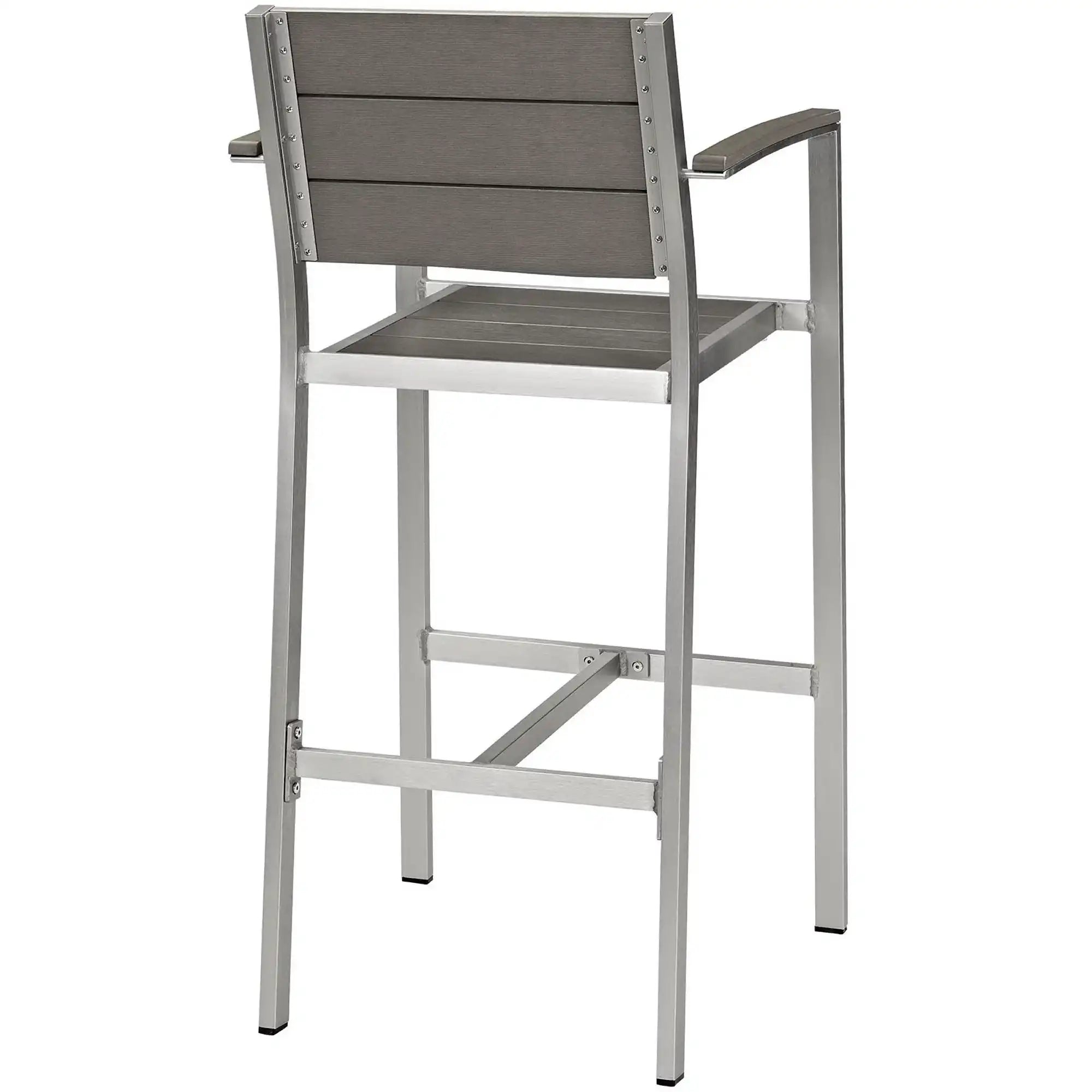 Shore Outdoor Patio Aluminum Bar Stool by Modway - Best Buy Furniture