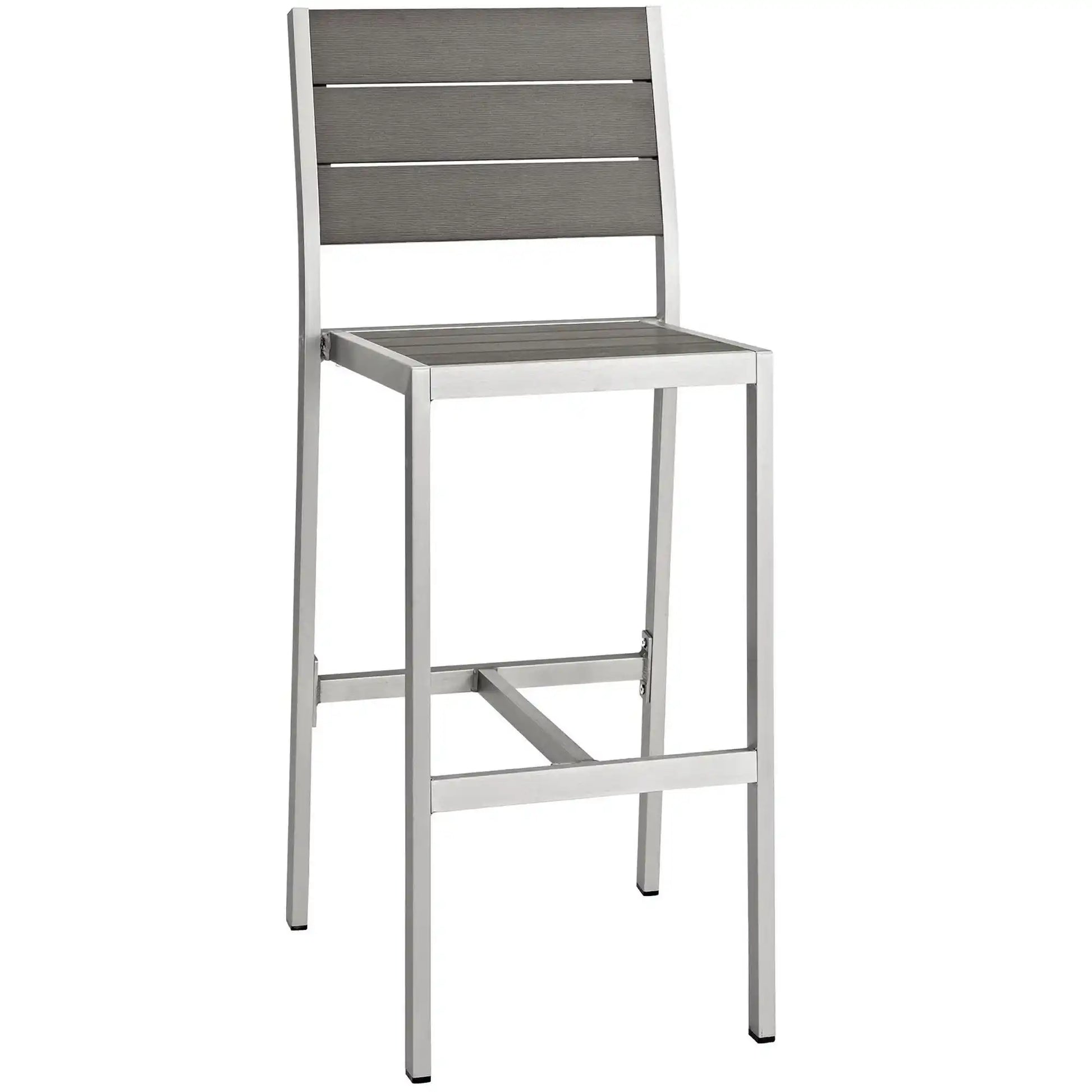Shore Outdoor Patio Aluminum Armless Bar Stool by Modway - Best Buy Furniture