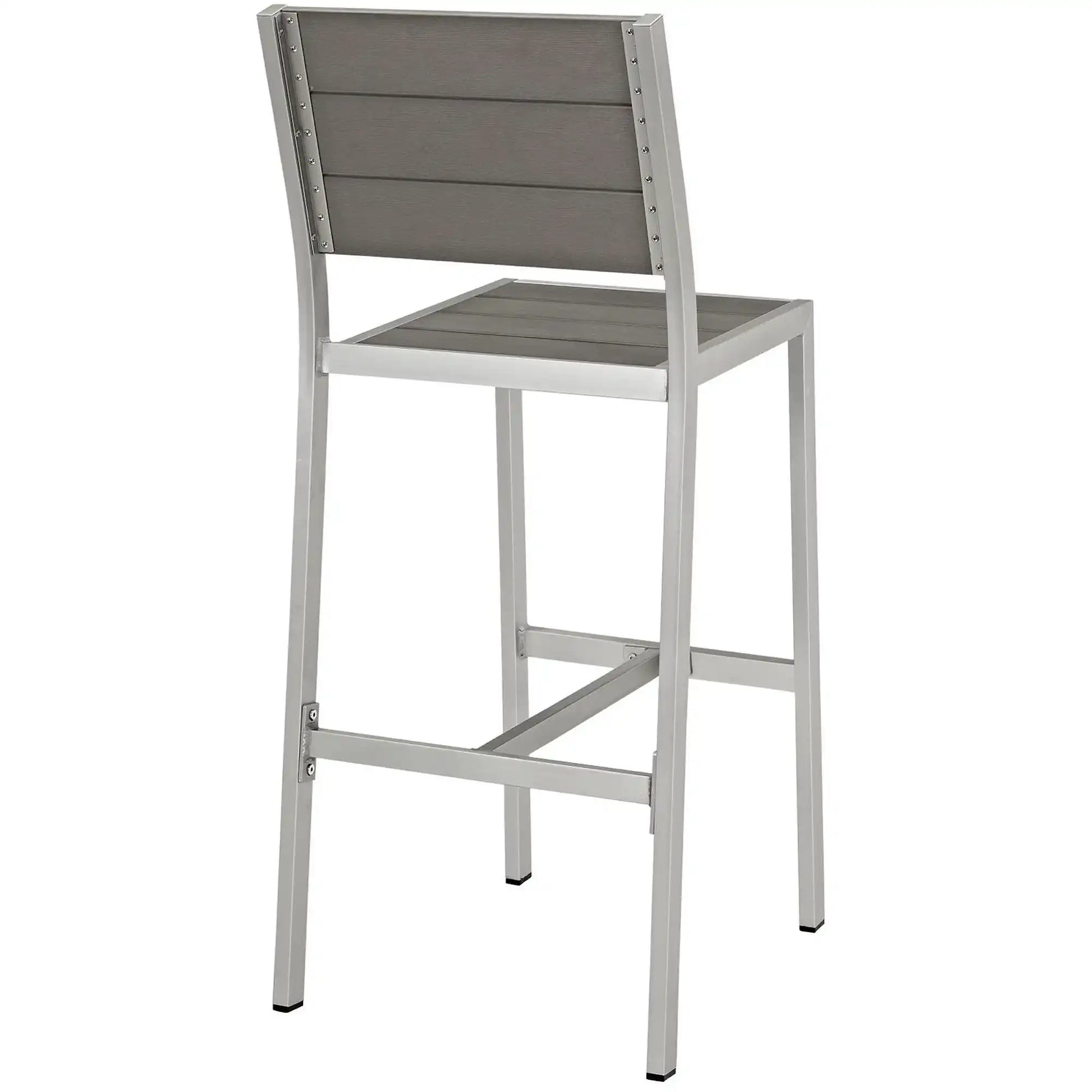 Shore Outdoor Patio Aluminum Armless Bar Stool by Modway - Best Buy Furniture
