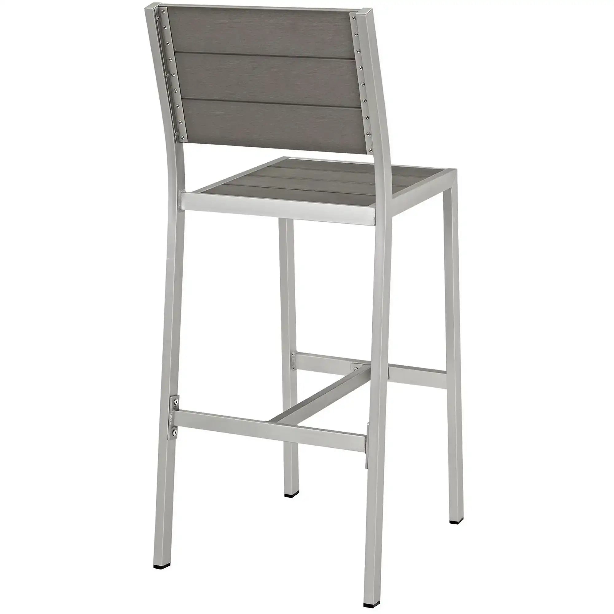 Shore Outdoor Patio Aluminum Armless Bar Stool by Modway - Best Buy Furniture