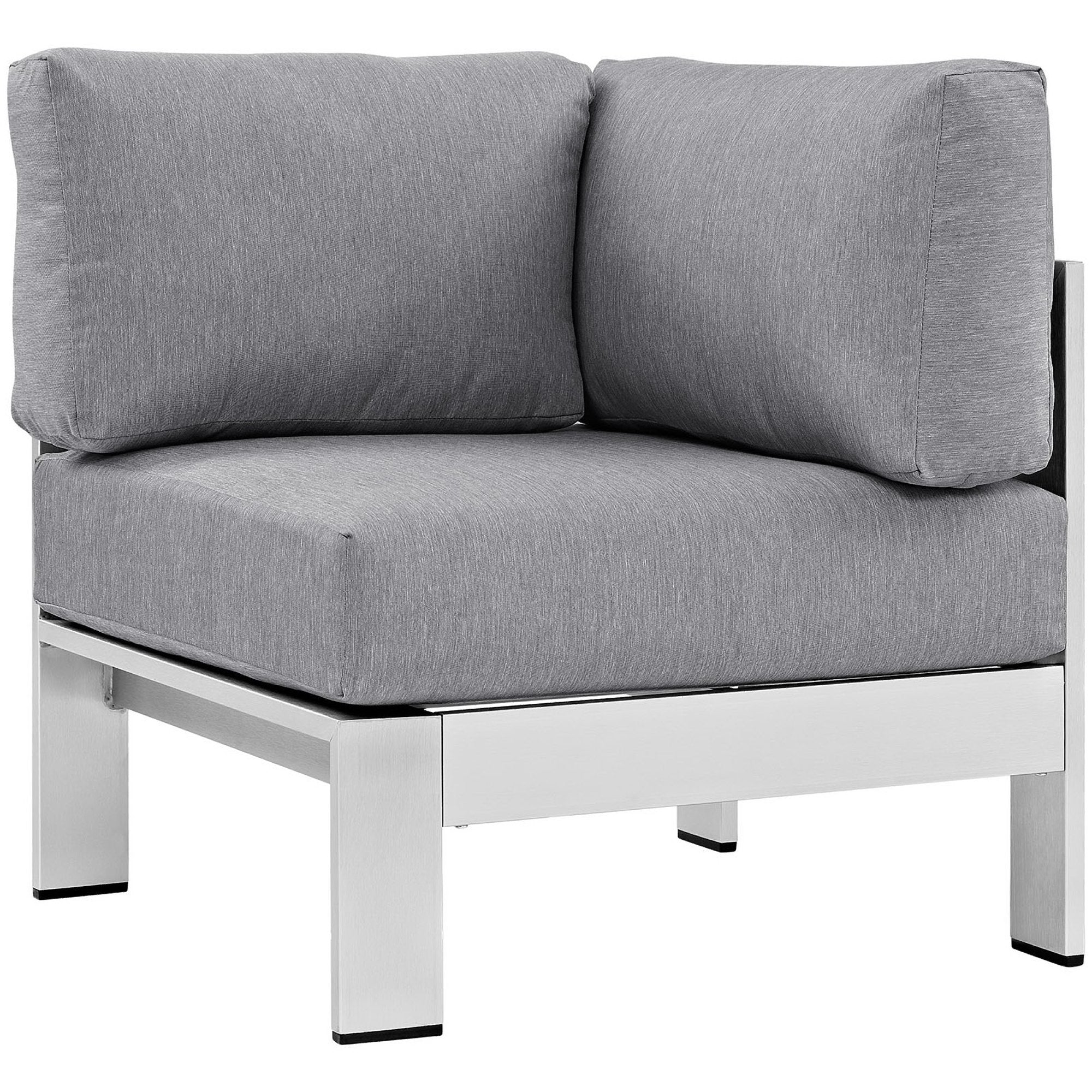 Shore Outdoor Patio Aluminum Corner Sofa by Modway - Best Buy Furniture