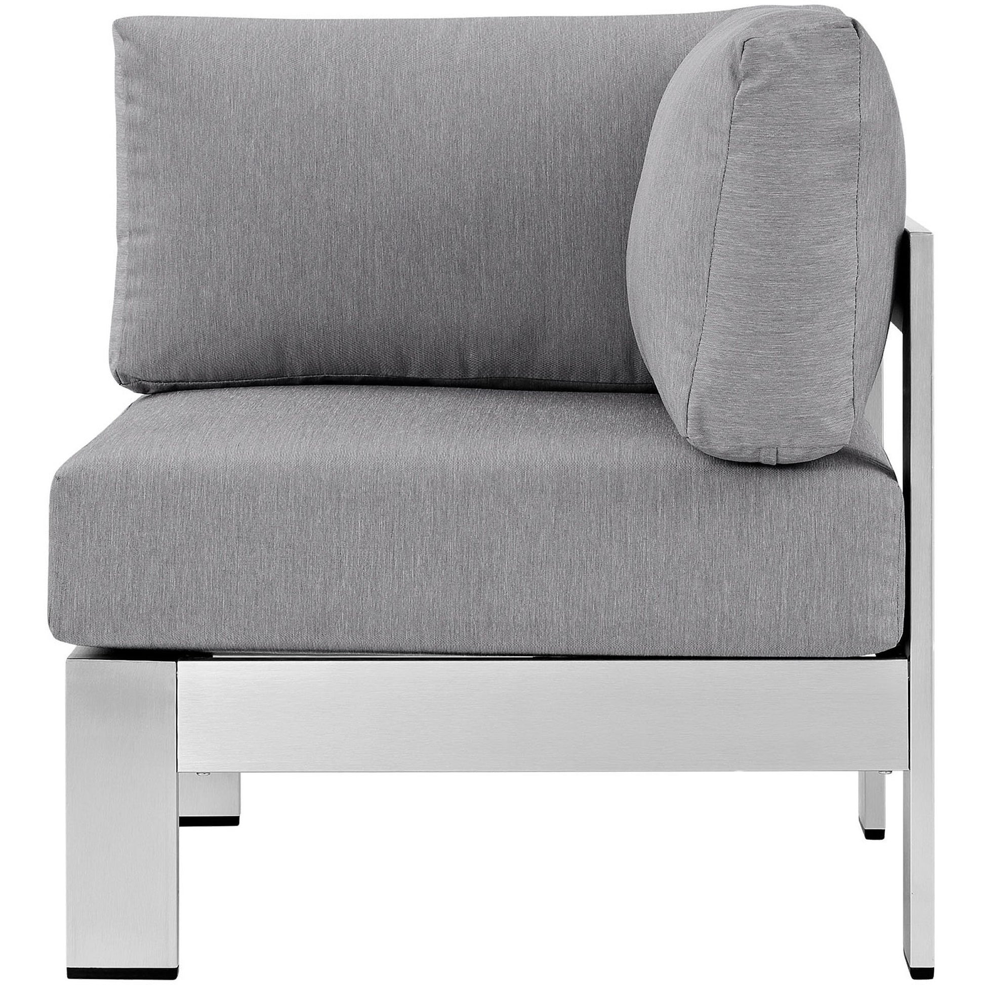 Shore Outdoor Patio Aluminum Corner Sofa by Modway - Best Buy Furniture