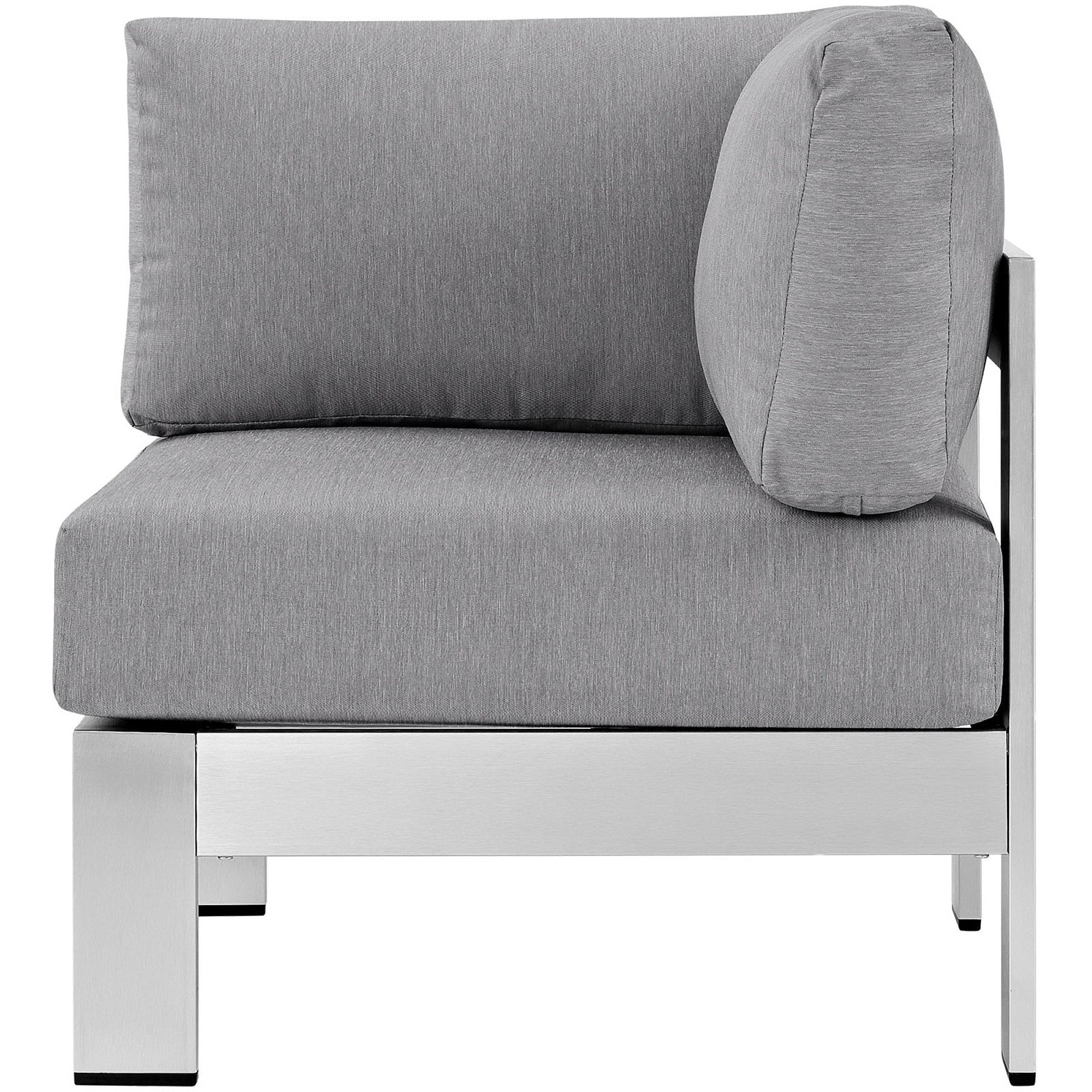 Shore Outdoor Patio Aluminum Corner Sofa by Modway - Best Buy Furniture