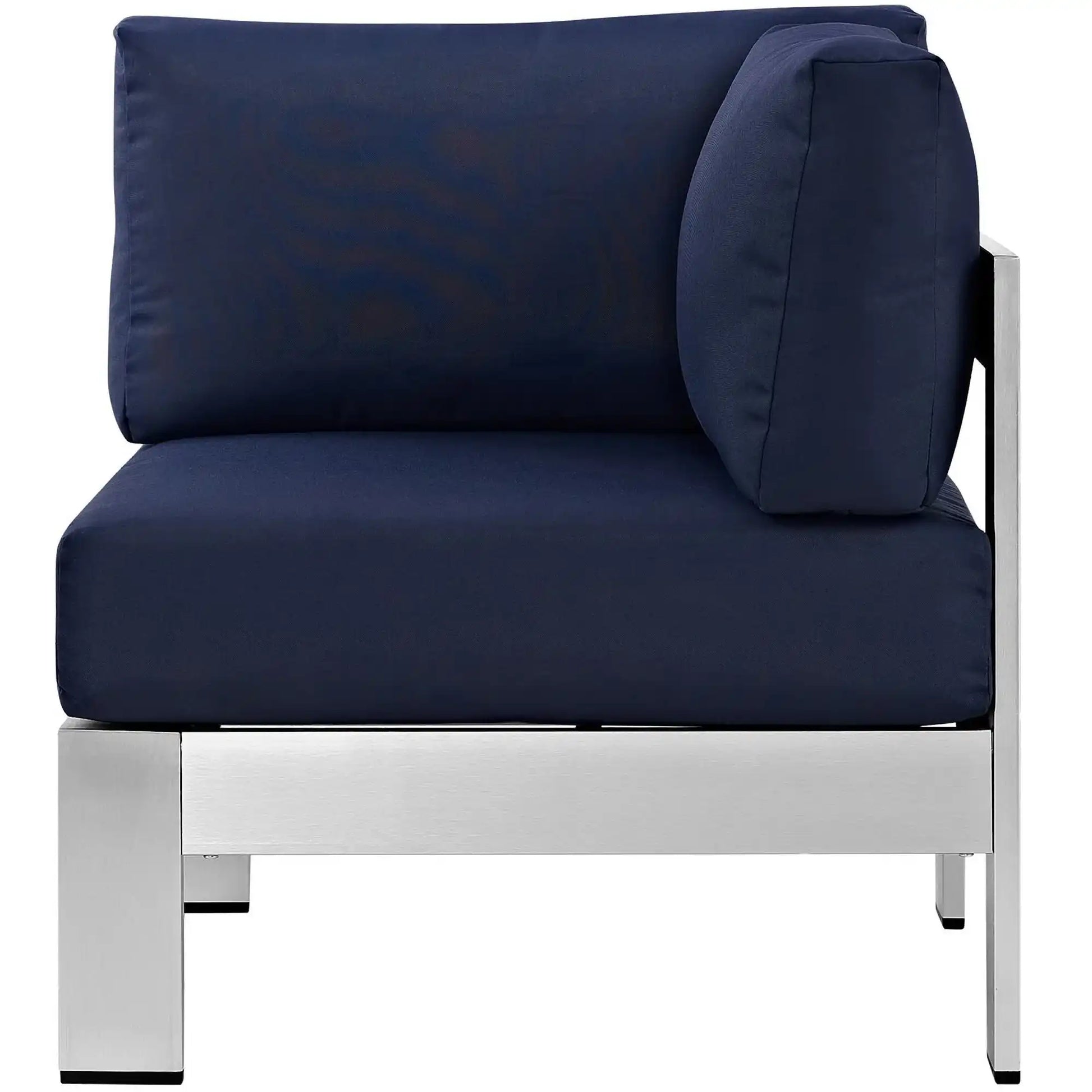 Shore Outdoor Patio Aluminum Corner Sofa by Modway - Best Buy Furniture