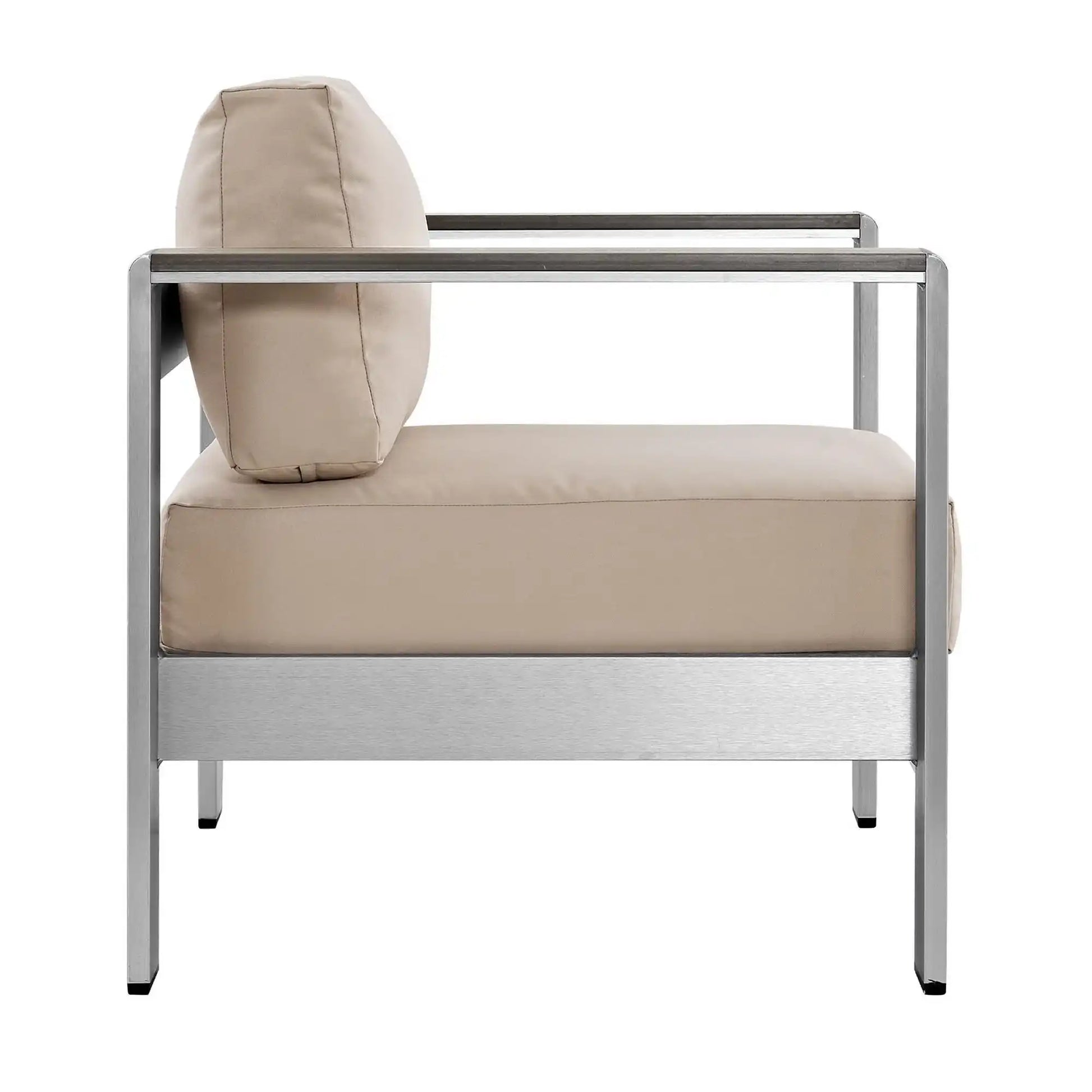 Shore Outdoor Patio Aluminum Armchair by Modway - Best Buy Furniture