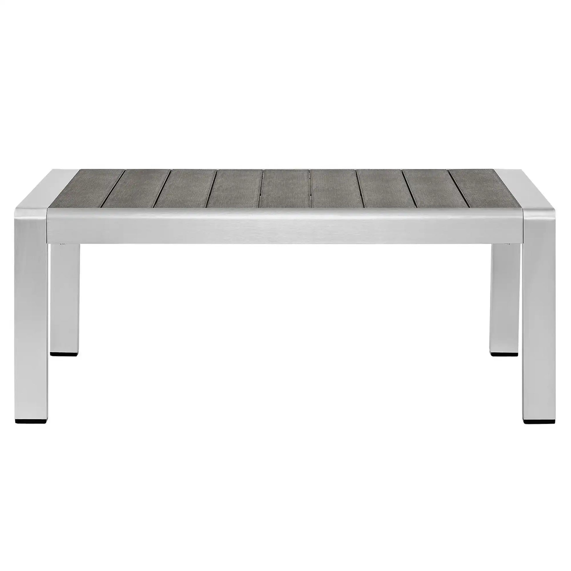 Shore Outdoor Patio Aluminum Coffee Table by Modway - Best Buy Furniture
