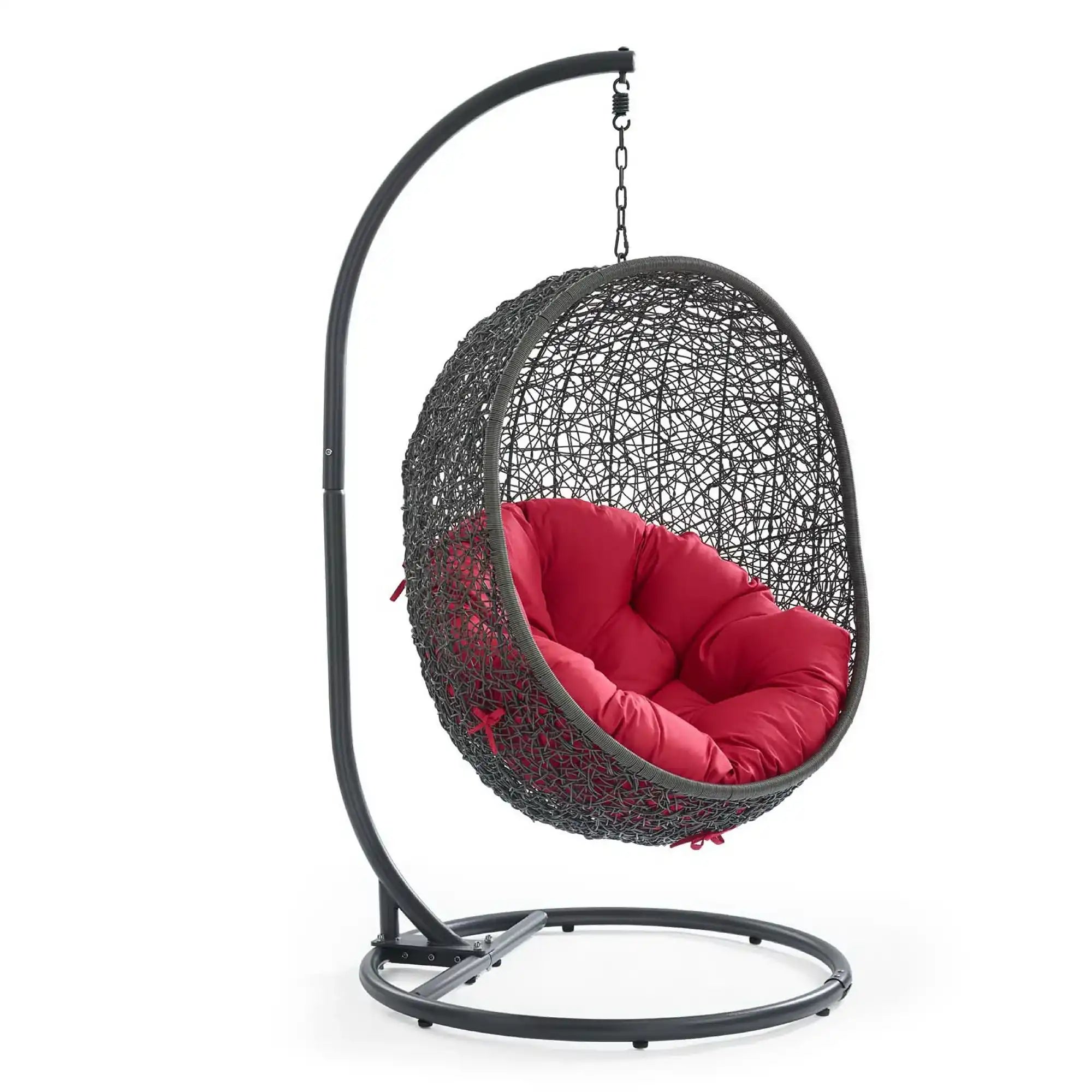 Hide Outdoor Patio Swing Chair With Stand by Modway - Best Buy Furniture