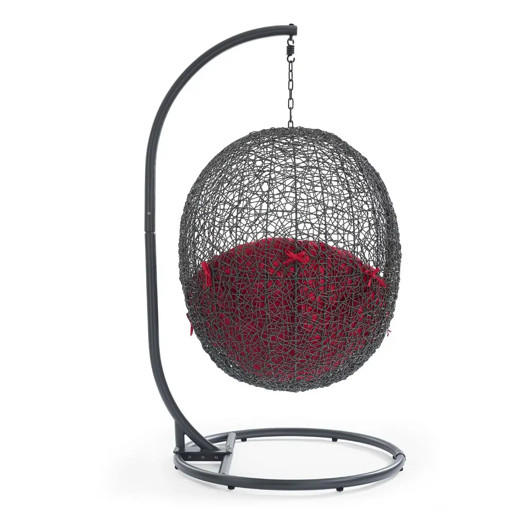 Hide Outdoor Patio Swing Chair With Stand by Modway - Best Buy Furniture