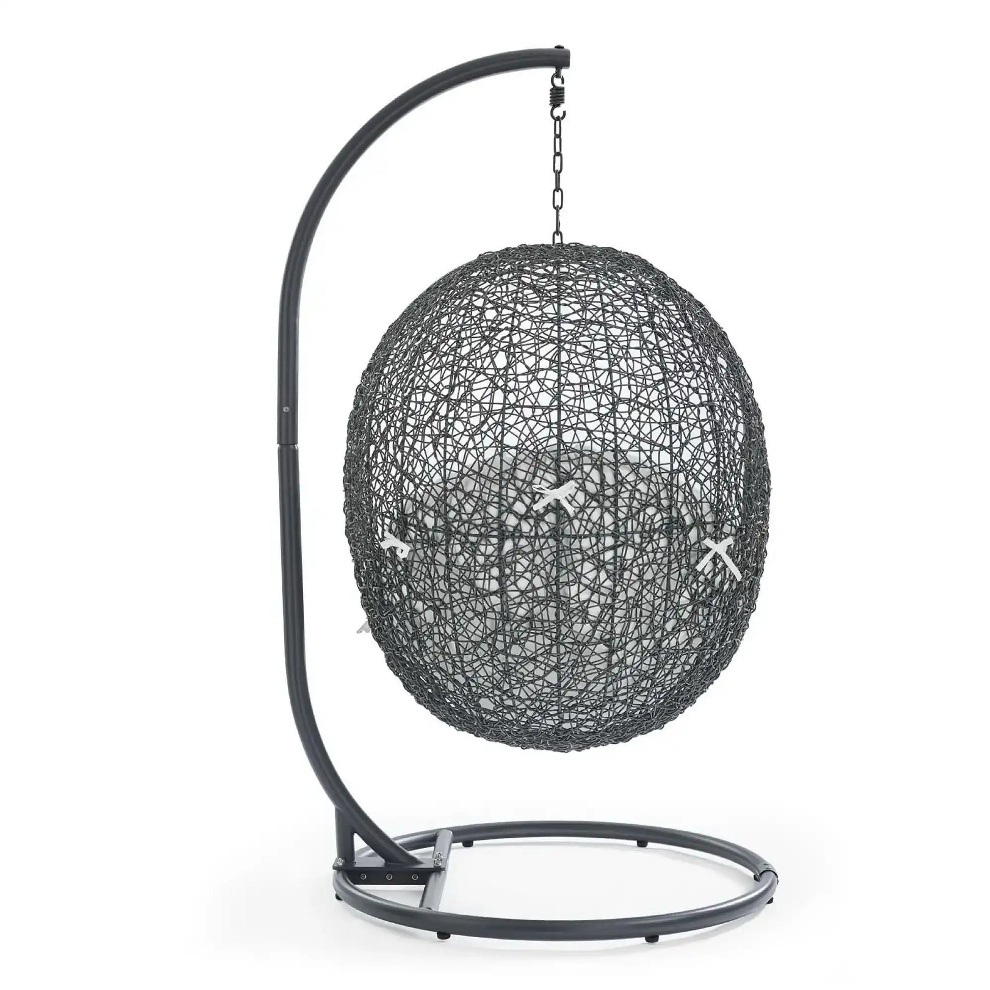 Hide Outdoor Patio Swing Chair With Stand by Modway - Best Buy Furniture
