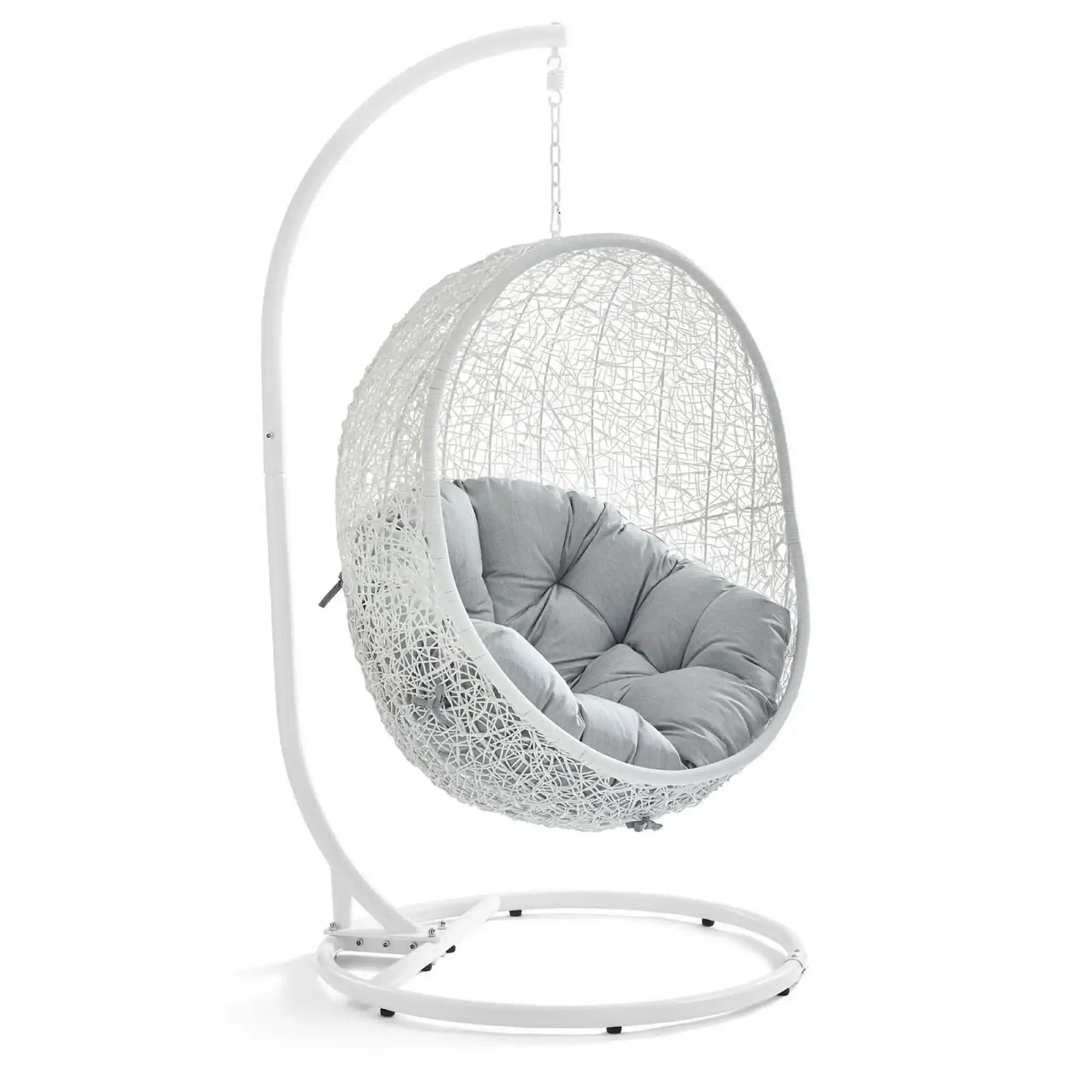 Hide Outdoor Patio Swing Chair With Stand by Modway - Best Buy Furniture