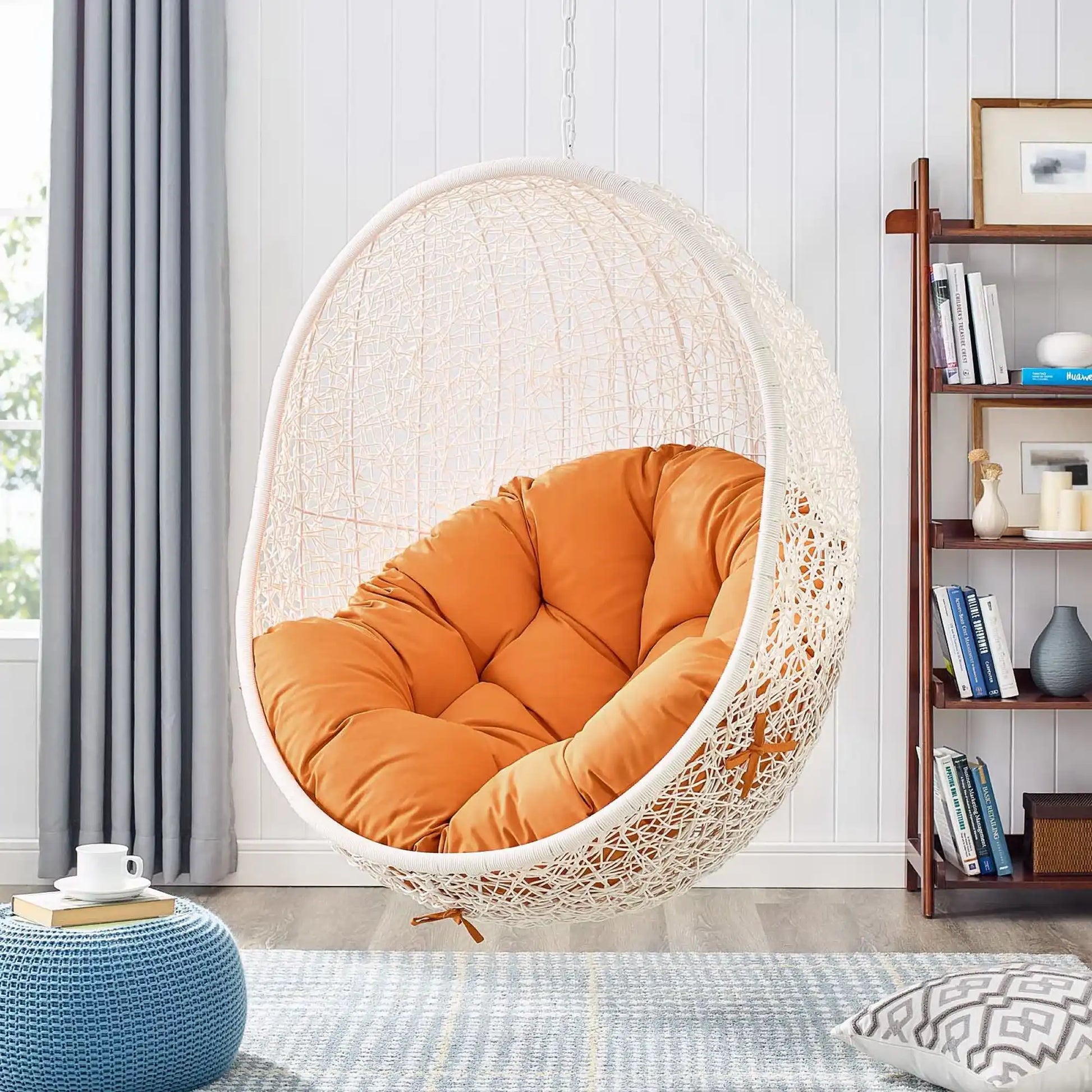 Hide Outdoor Patio Swing Chair With Stand by Modway - Best Buy Furniture