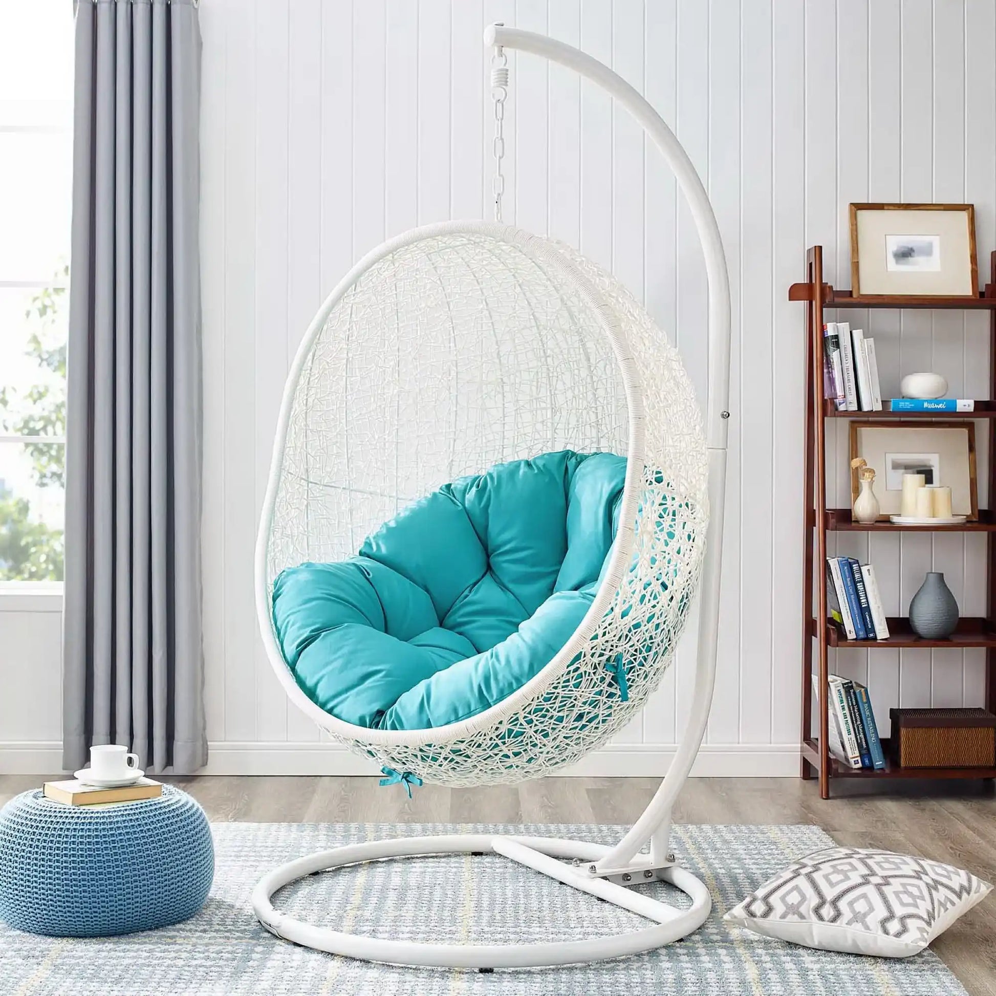 Hide Outdoor Patio Swing Chair With Stand by Modway - Best Buy Furniture