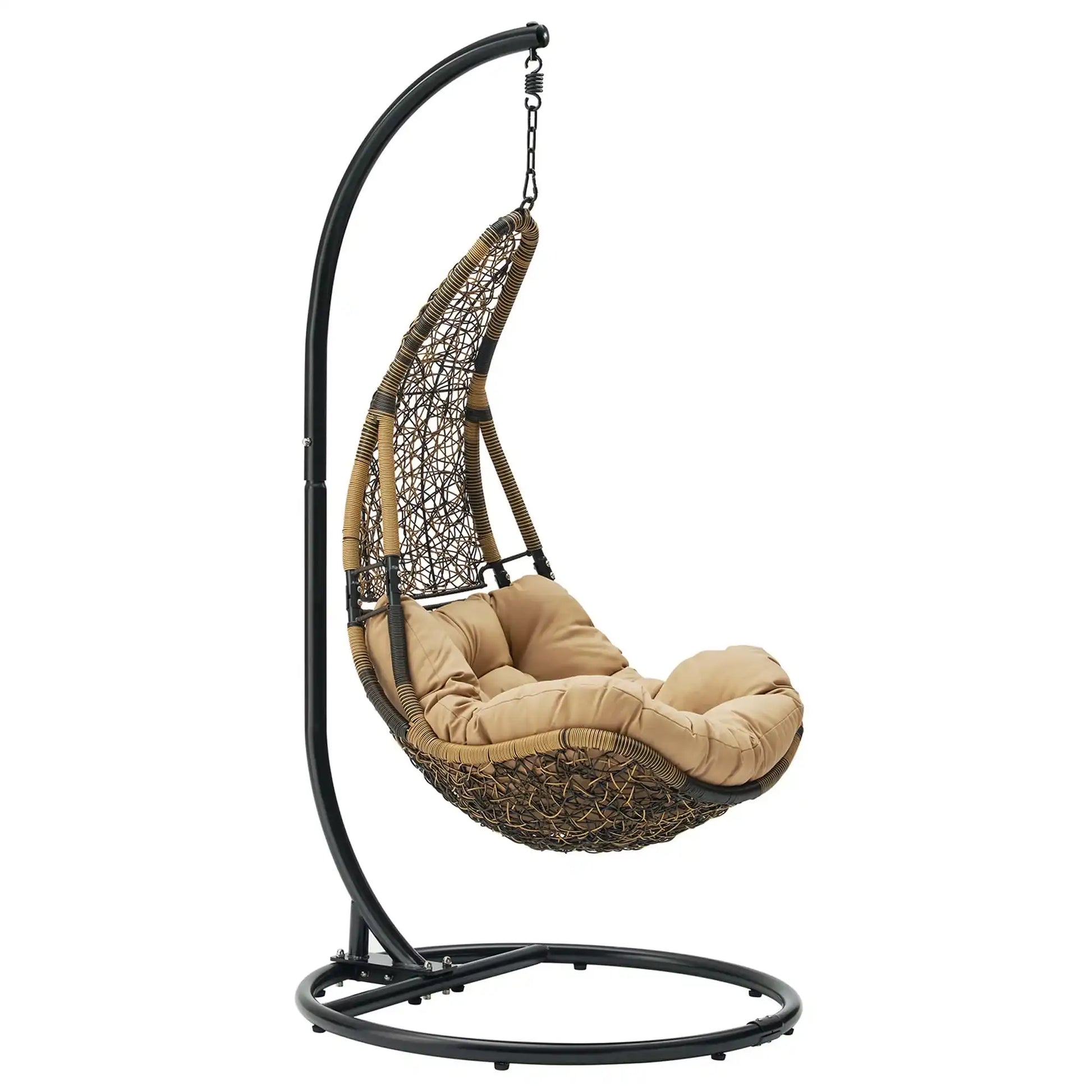 Abate Wicker Rattan Outdoor Patio Swing Chair by Modway - Best Buy Furniture