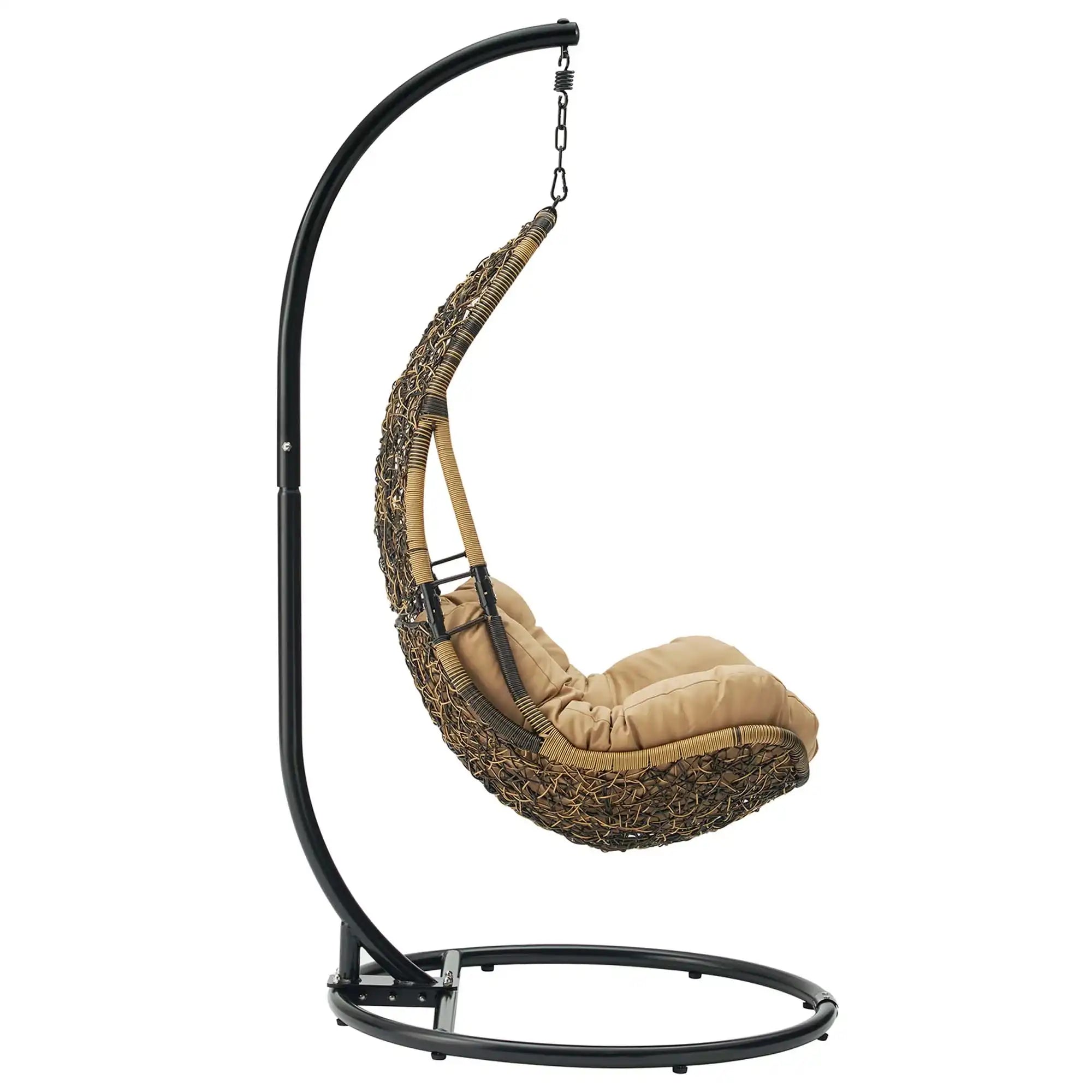 Abate Wicker Rattan Outdoor Patio Swing Chair by Modway - Best Buy Furniture
